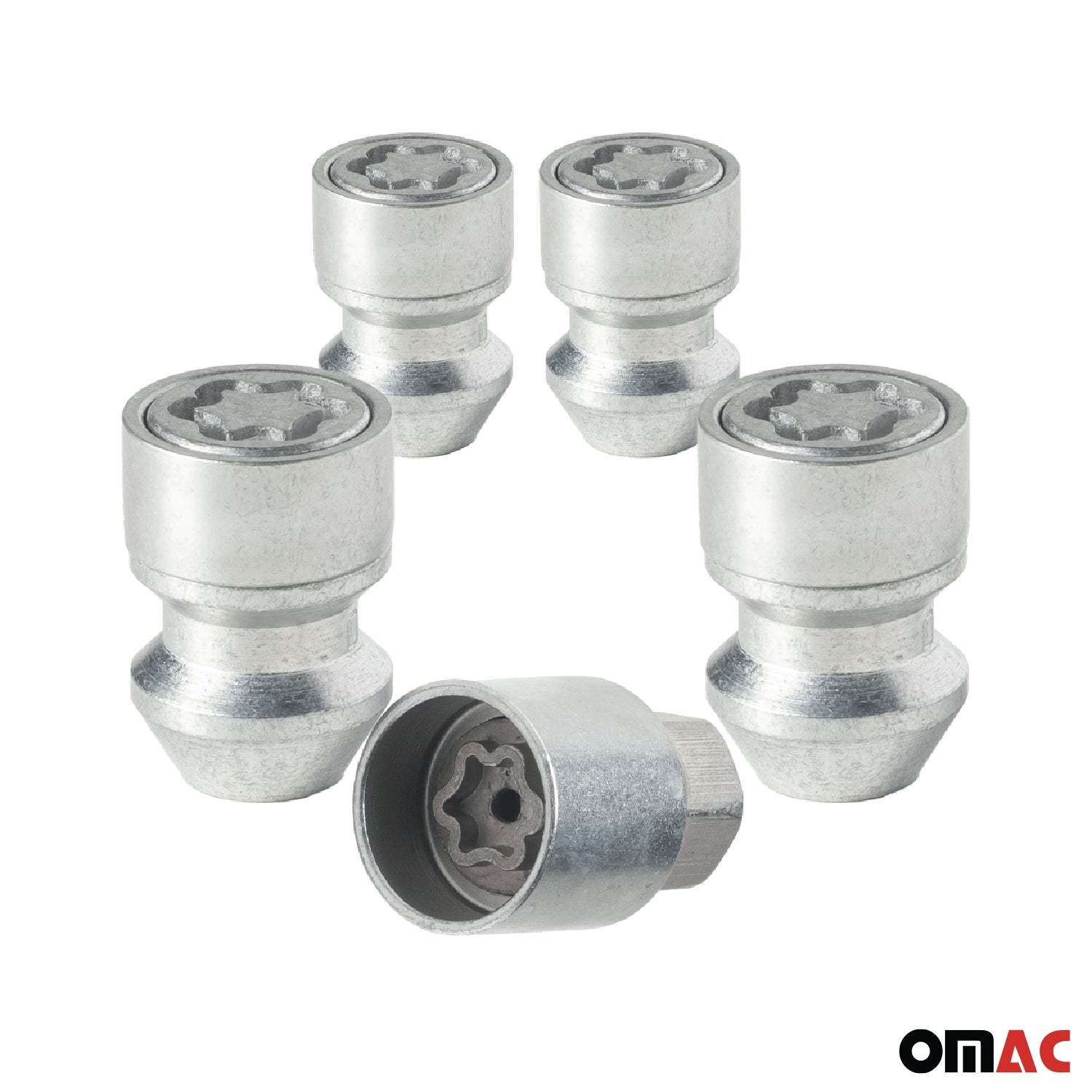 Wheel Lock Kit for Kia Niro Ev Seltos Soul Sportage Telluride M12X1,5 Nut Silver