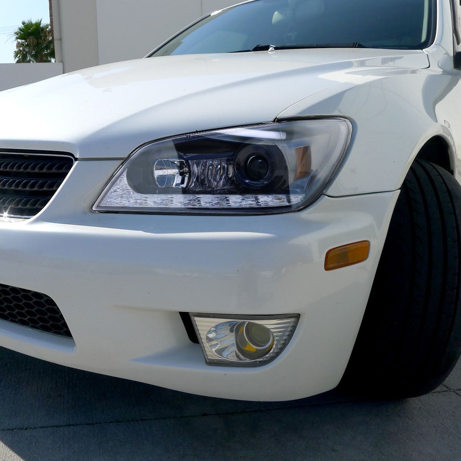 2001-2005 Lexus IS300 Projector Headlights LED Light & LED Signal Lights Smoke