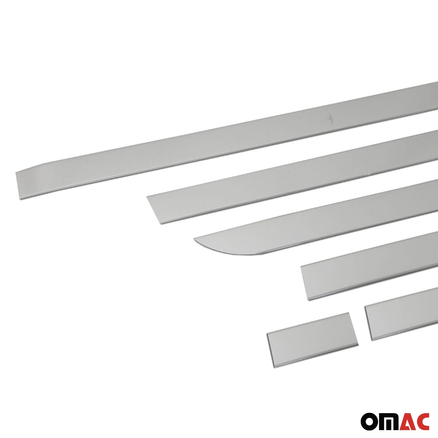 2016-2024 Mercedes Metris L3 Long Side Door Molding Trim Skirt Garnish Stainless Steel 6x