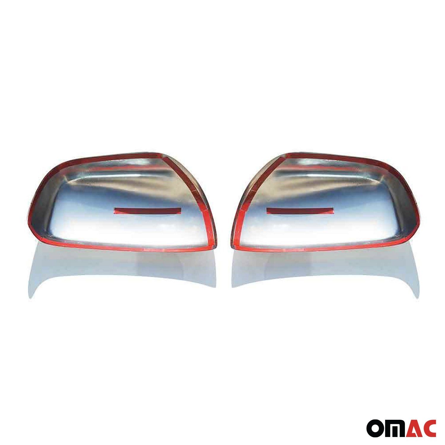 2006-2009 Toyota RAV4 Side Mirror Cover Caps Stainless Steel Silver 2 Pcs
