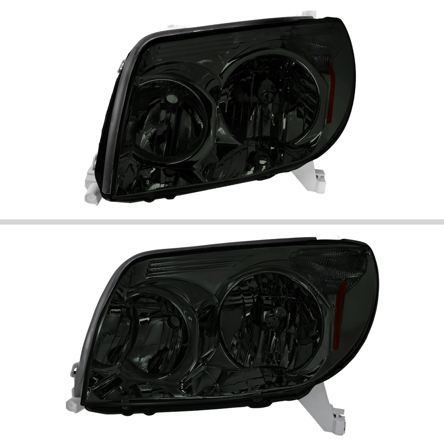 2003-2005 Toyota 4Runner Factory Style Headlights Chrome Housing/Smoke Lens