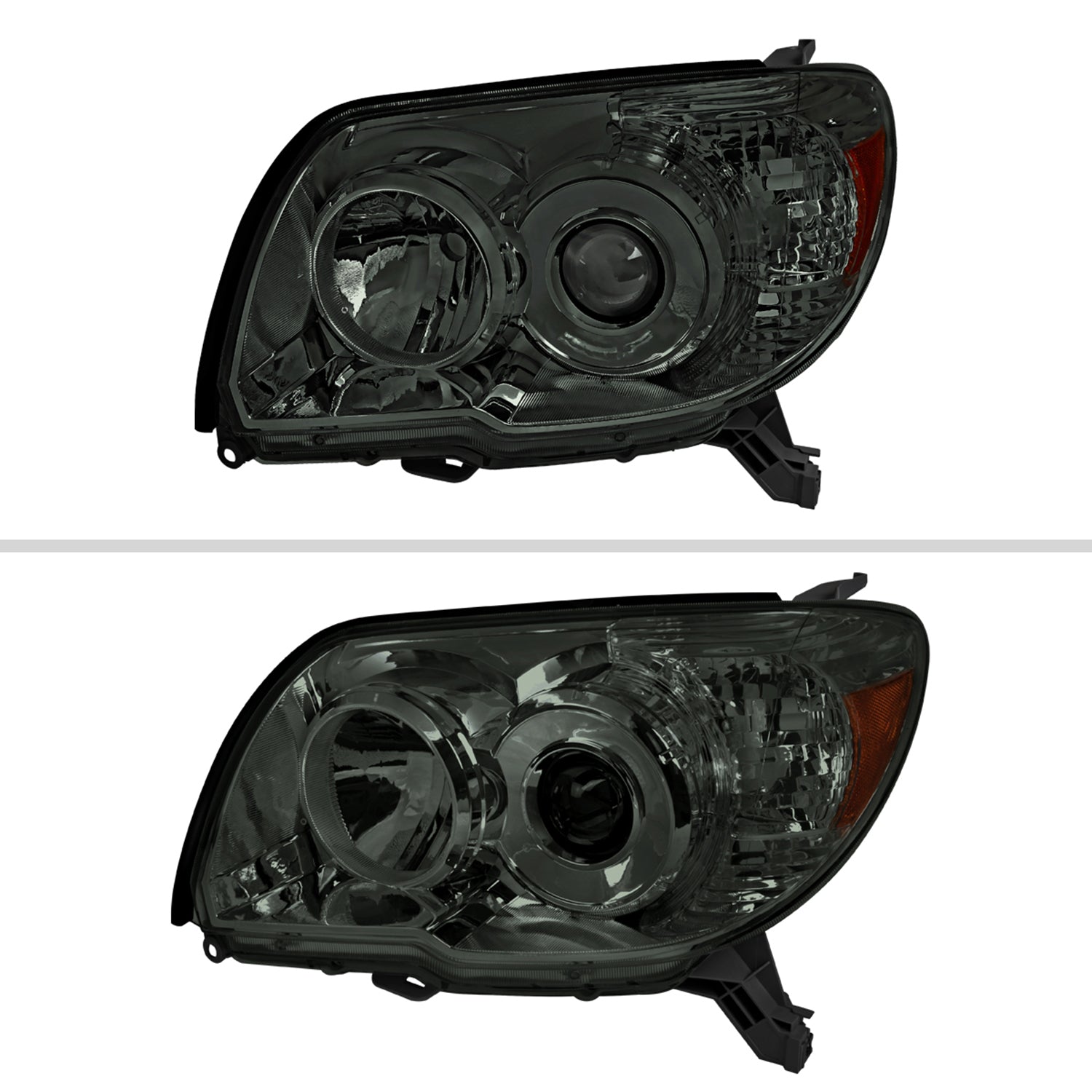 2006-2009 Toyota 4Runner SR5 Limited Projector Style Headlights Chrome/Smoke