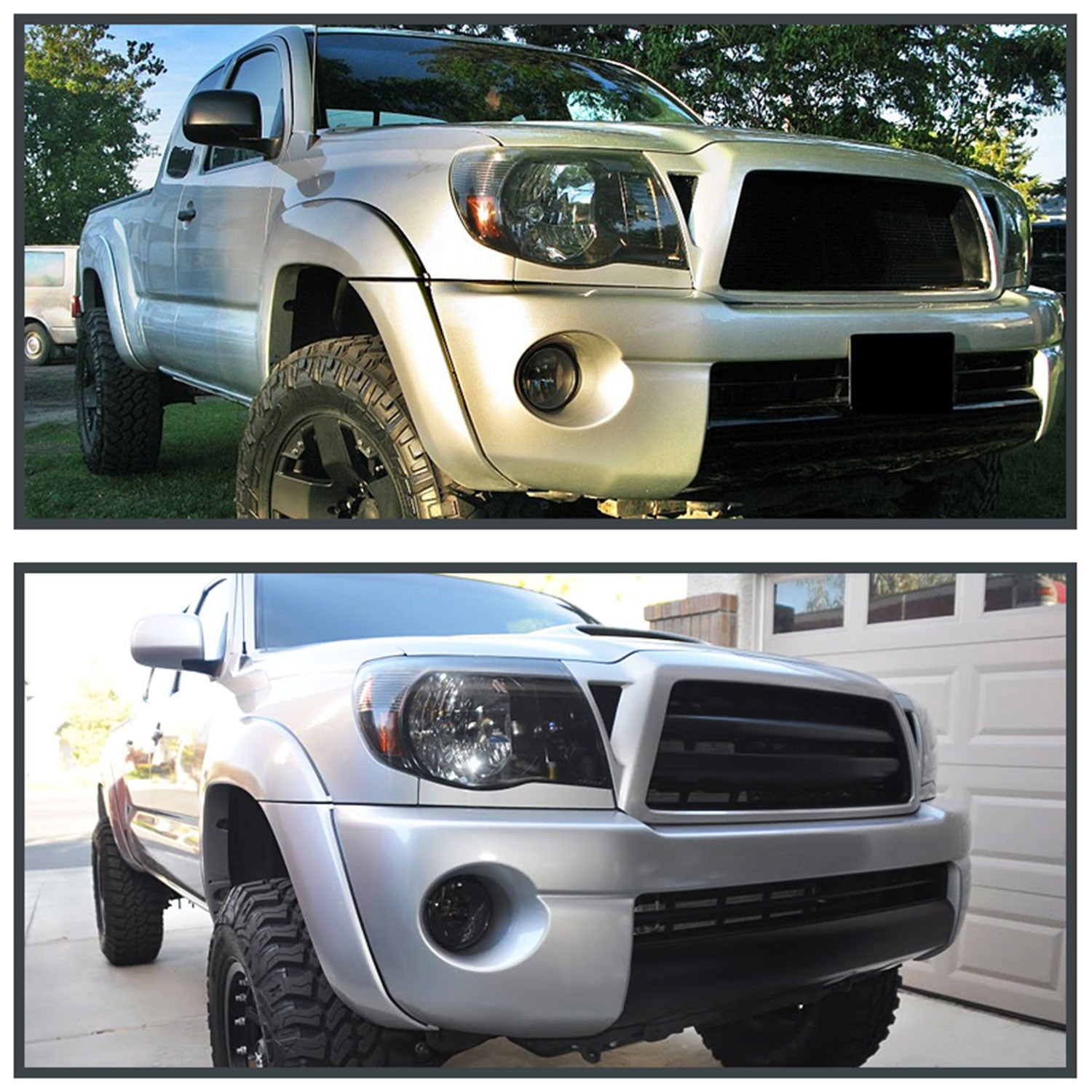 2004-2016 Toyota Sequoia/Tundra/Tacoma/Solara H10 Fog Lights Kit Chrome/Smoke