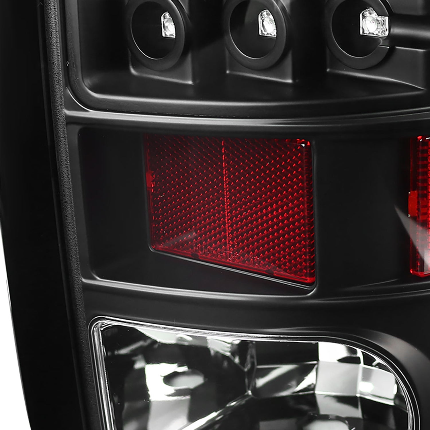 2009-2018 Dodge RAM 1500 2500 3500 LED Tail Lights - V2 Matt Black