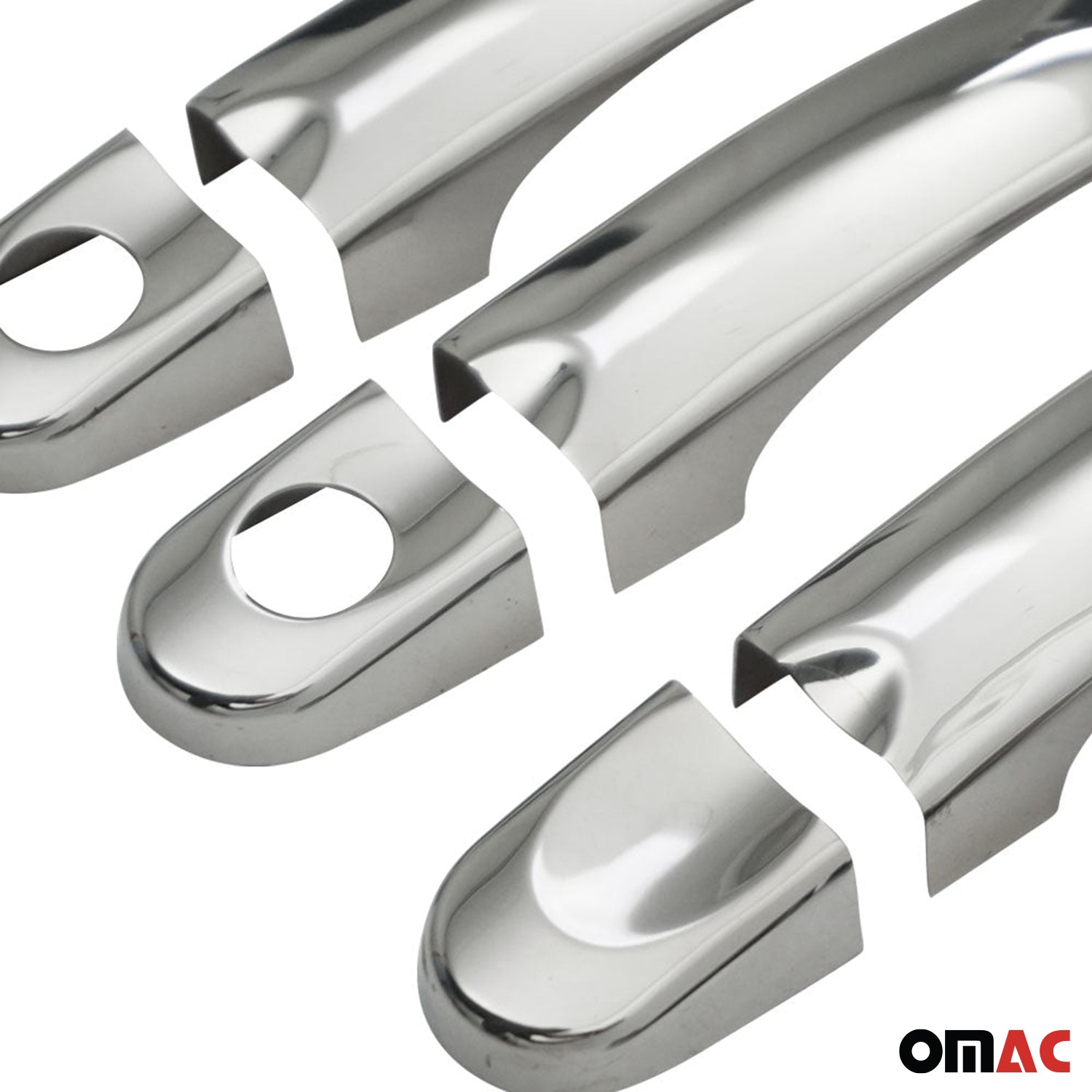 2011-2018 VW Touareg Car Door Handle Cover Protector Stainless Steel Chrome 8 Pcs