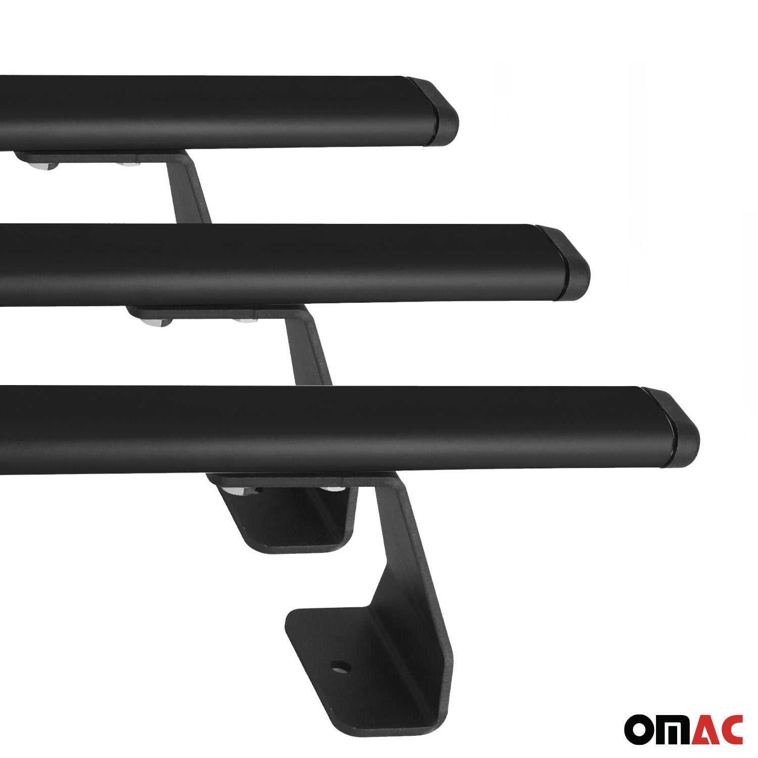 2013-2021 Nissan NV200 Roof Rack Cross Bars Luggage Carrier Steel Black 3 Pcs