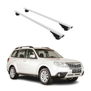 2009-2013 Subaru Forester III Roof Rack Cross Bars Silver