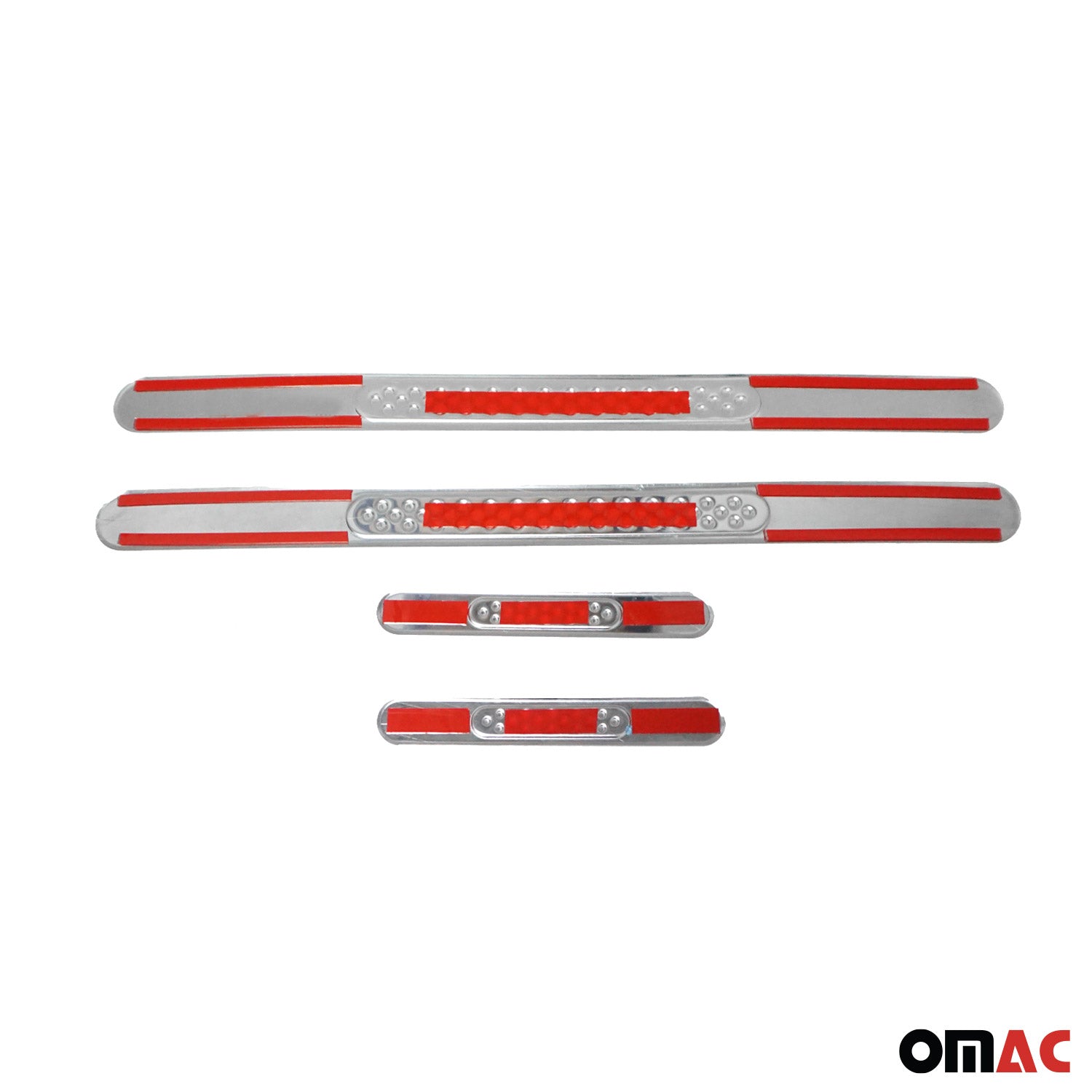 2013-2026 Ford Escape Door Sill Scuff Plate Scratch Protector Gloss Stainless Steel Silver 4 Pcs
