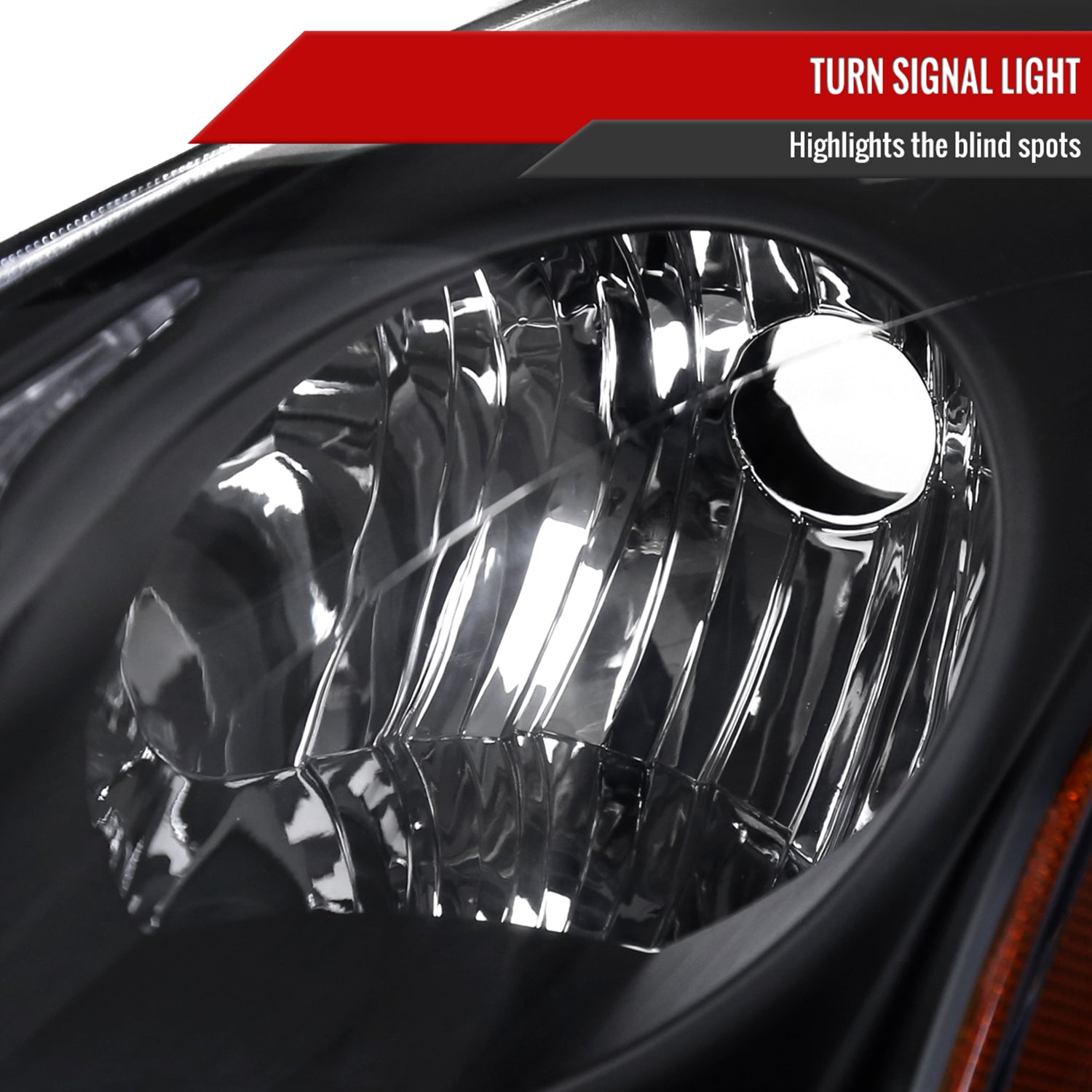 2010-2012 Nissan Altima Sedan Factory Style Headlights Matte Black/Clear Lens