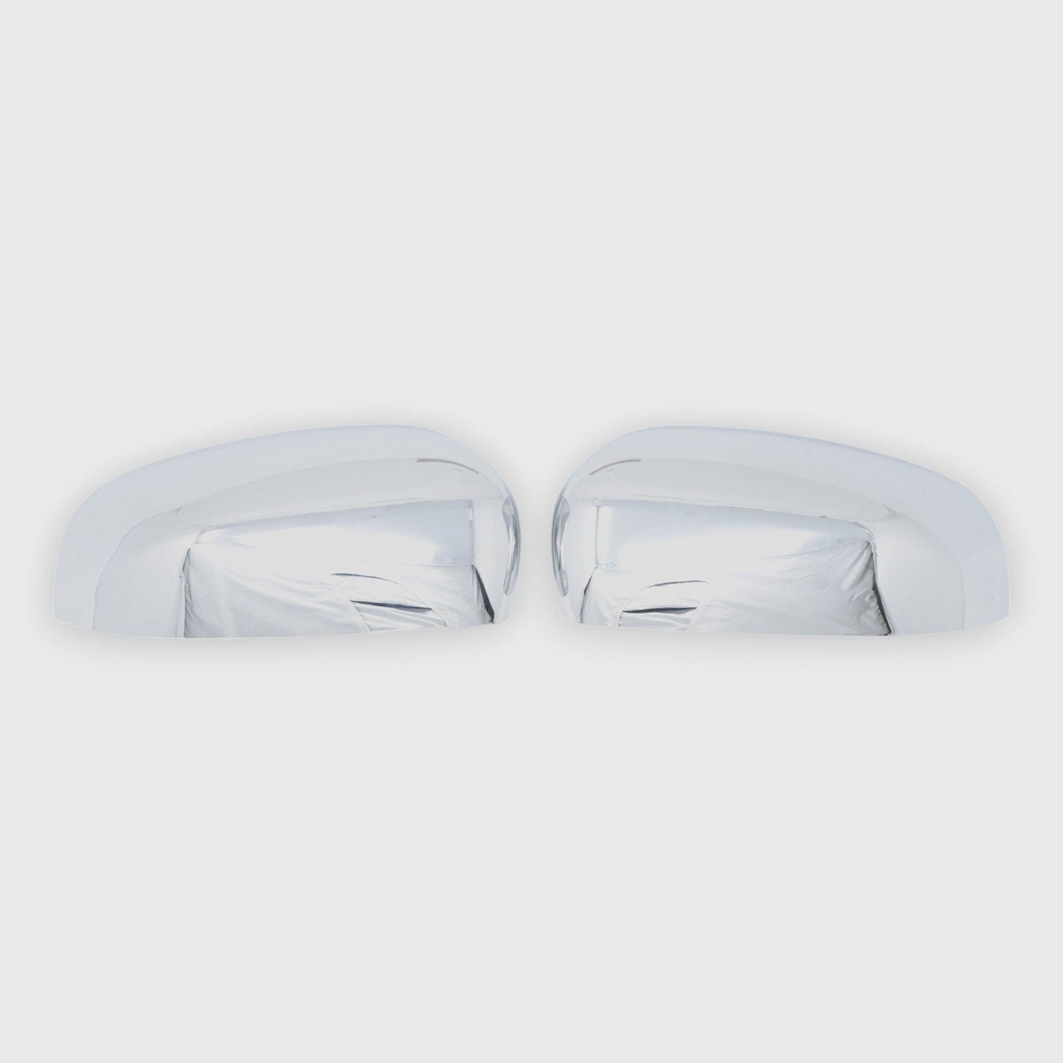 2017-2025 Jeep Compass Mirror Cover Caps Chrome 2Pcs ABS Plastic