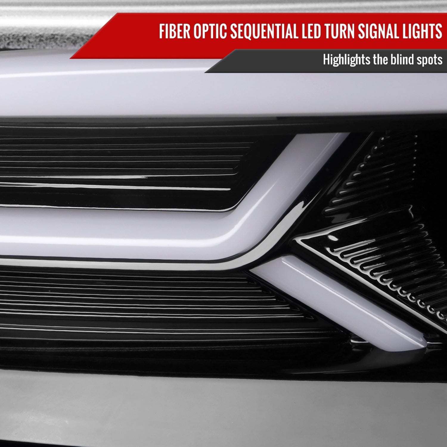2015-2023 Dodge Charger LED Projector Headlights LED Turn Signal Jet Black