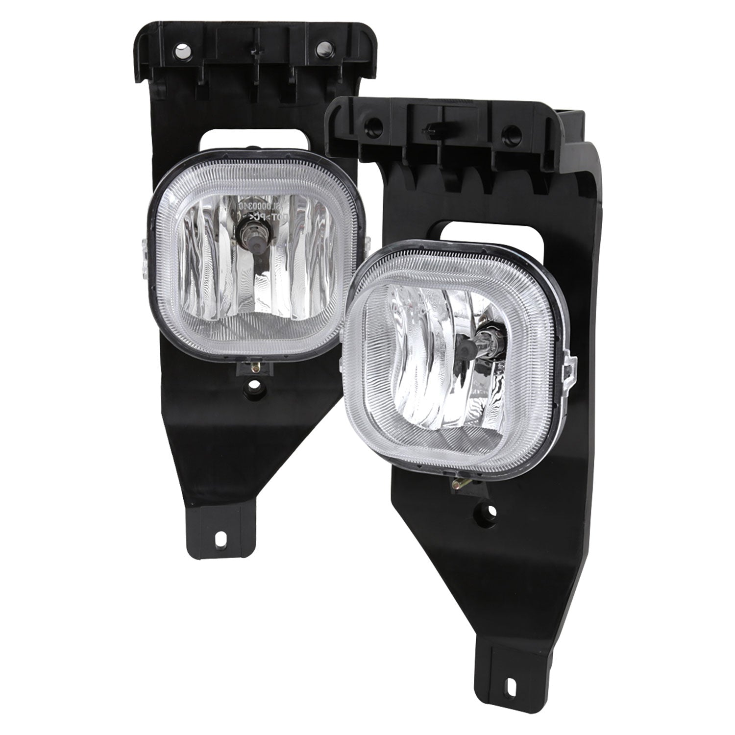 2005-2007 Ford F-250/F-350/Excursion H10 Fog Lights Chrome/Clear Lens