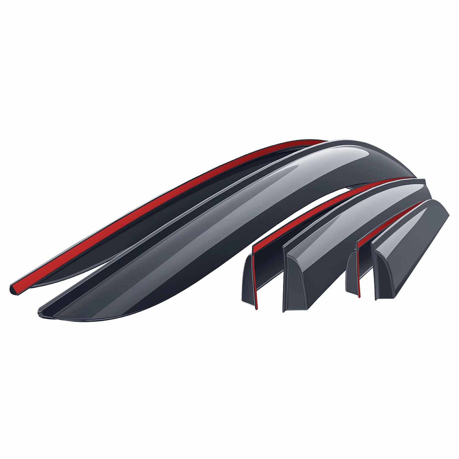 Goodyear Wind Deflectors for Honda Civic 2022-2025 Sedan Shatterproof Smoke 6x