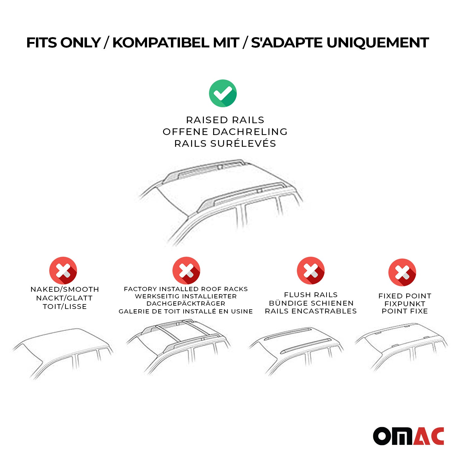 1992-1999 BMW 3 Series E36 Wagon Roof Rack Cross Bars Silver
