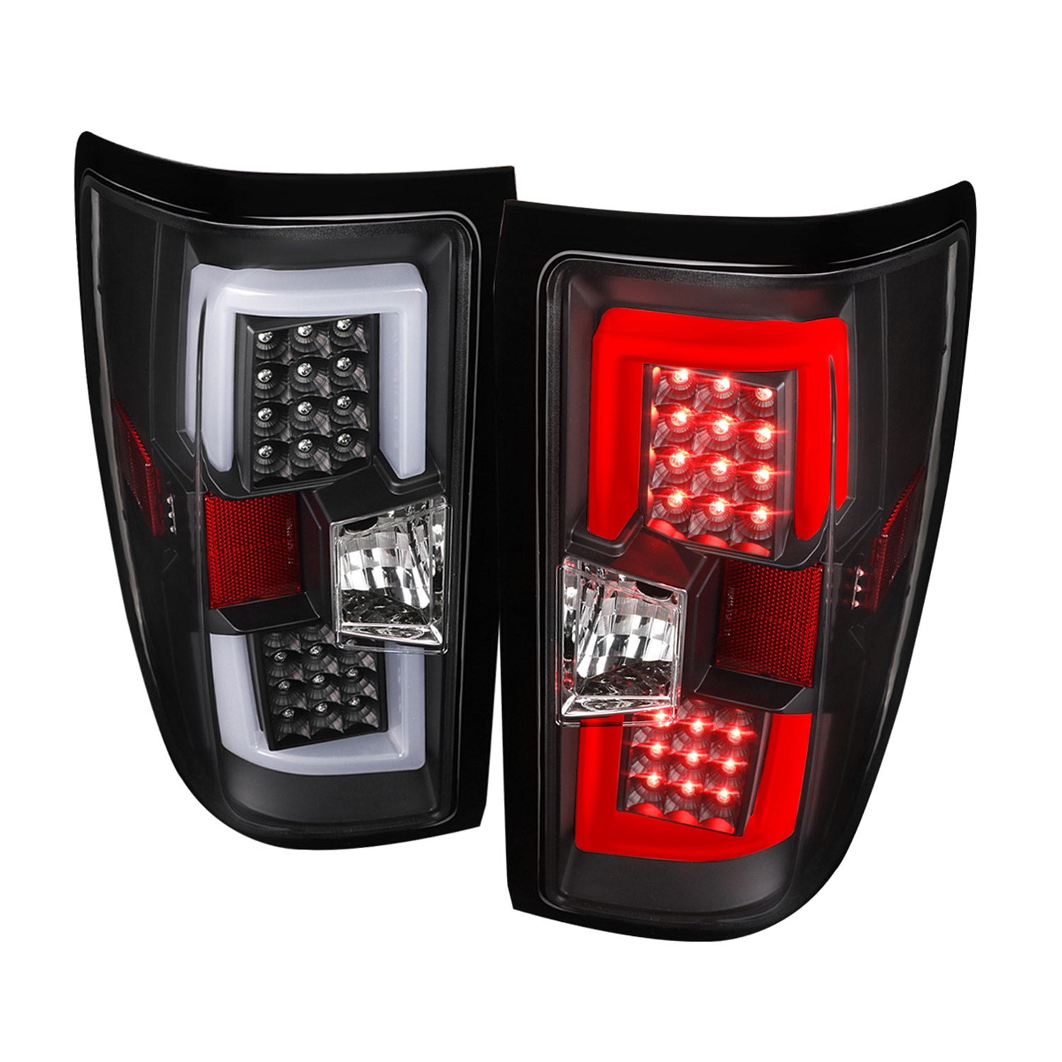 2014-2017 Chevy Silverado/ GMC Sierra 3500HD V2 LED Tail Lights Chrome/Clear