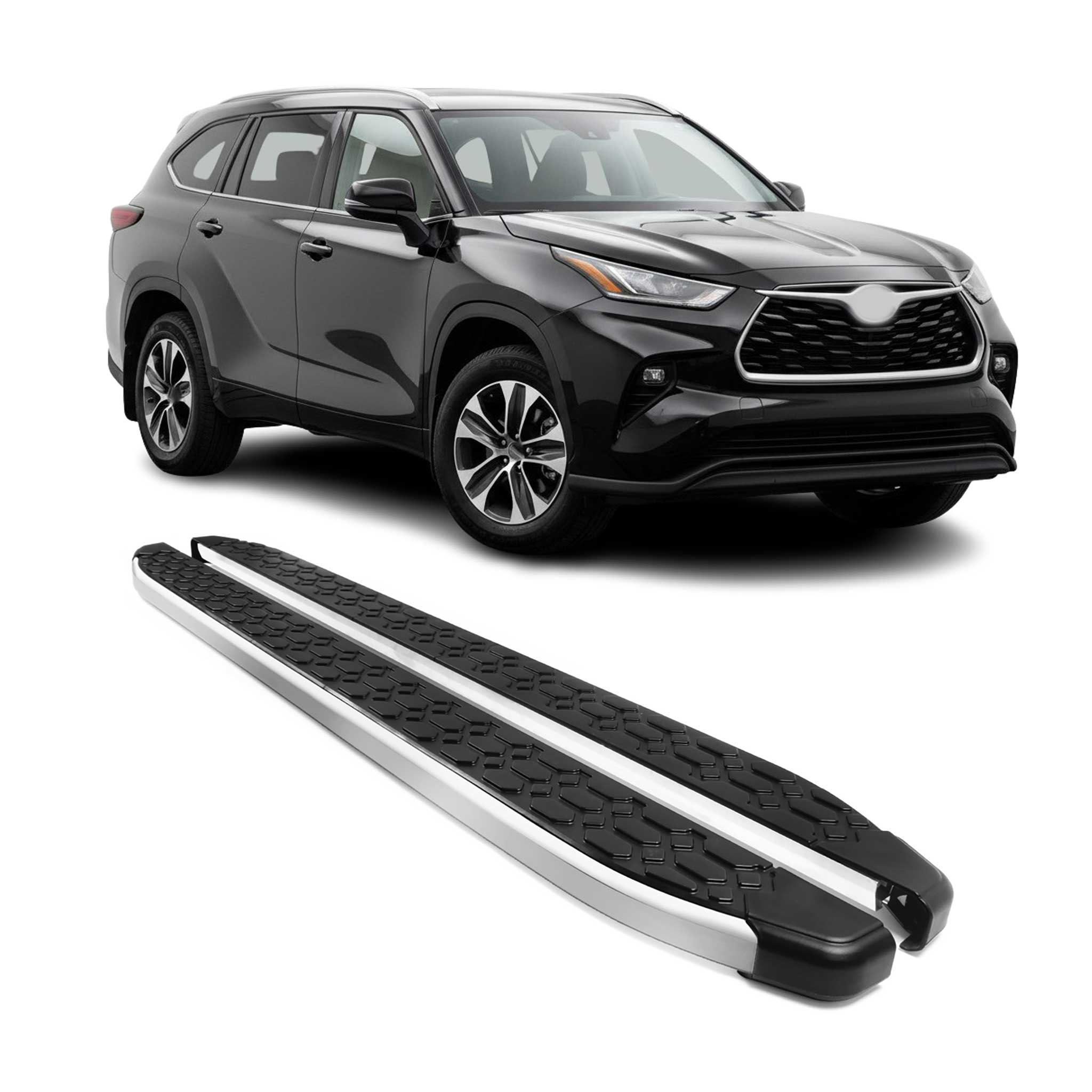 2020-2026 Toyota Highlander Nerf Bar Side Step Running Boards Alu 2x