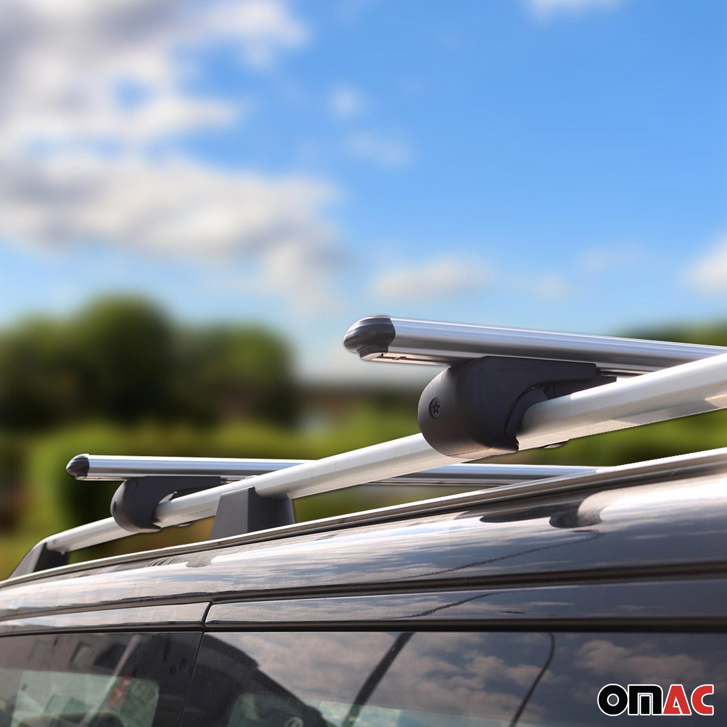 2019-2026 Subaru Ascent Roof Rack Cross Bars Silver