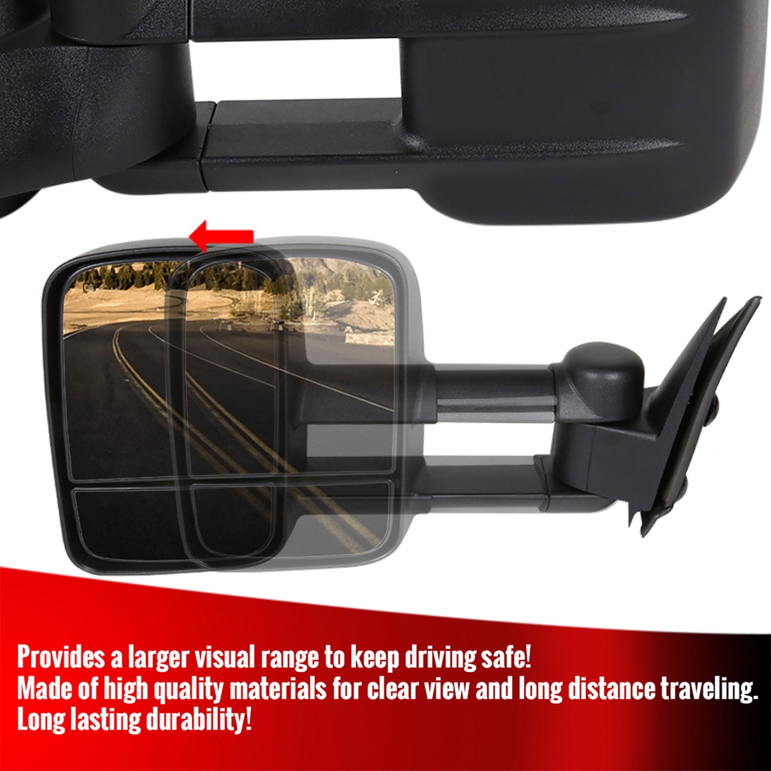 1999-2002 Chevy Silverado/Suburban/Sierra/Yukon XL Heated Towing Mirrors