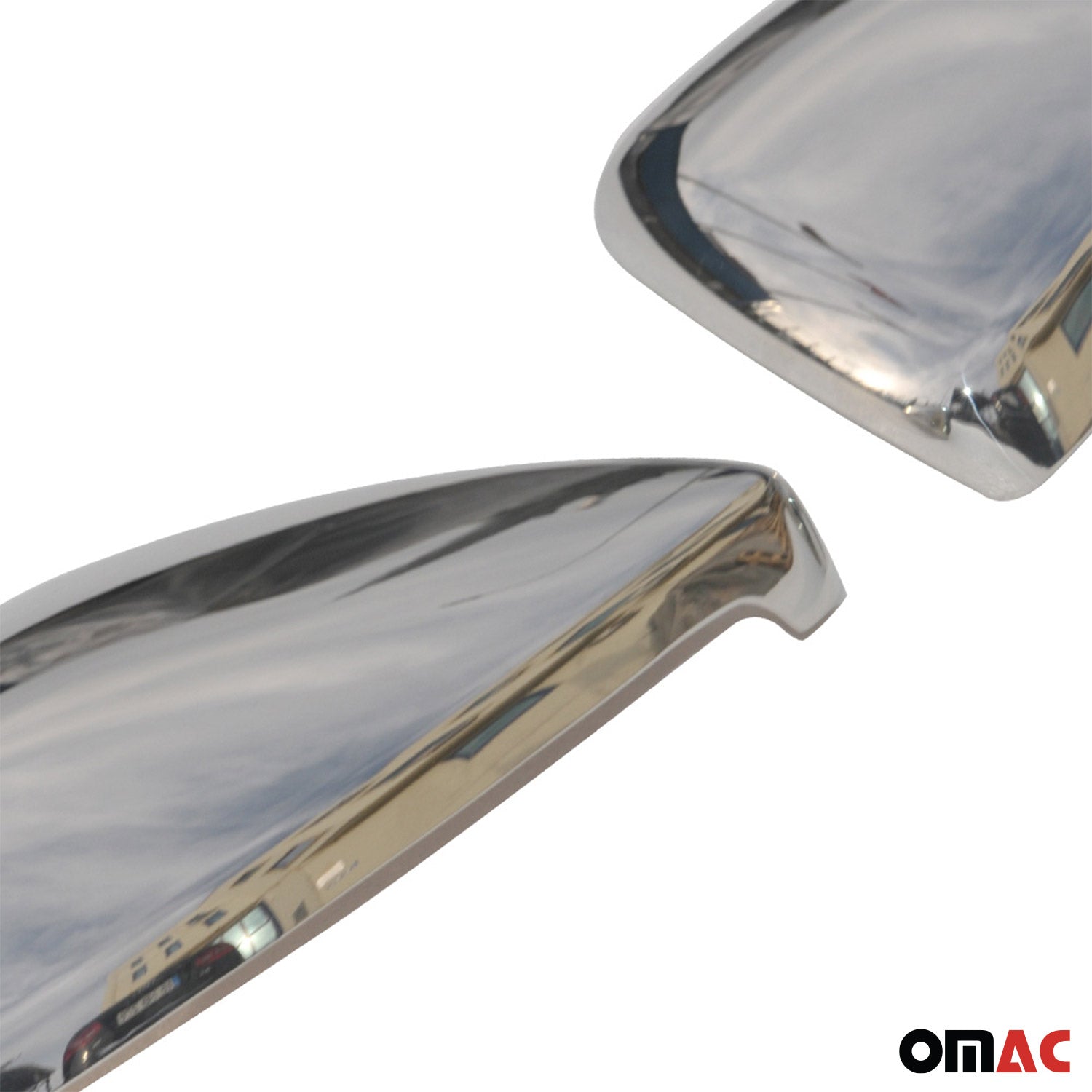 2015-2021 VW Golf Mk7 Side Mirror Cover Caps Stainless Steel Silver 2 Pcs