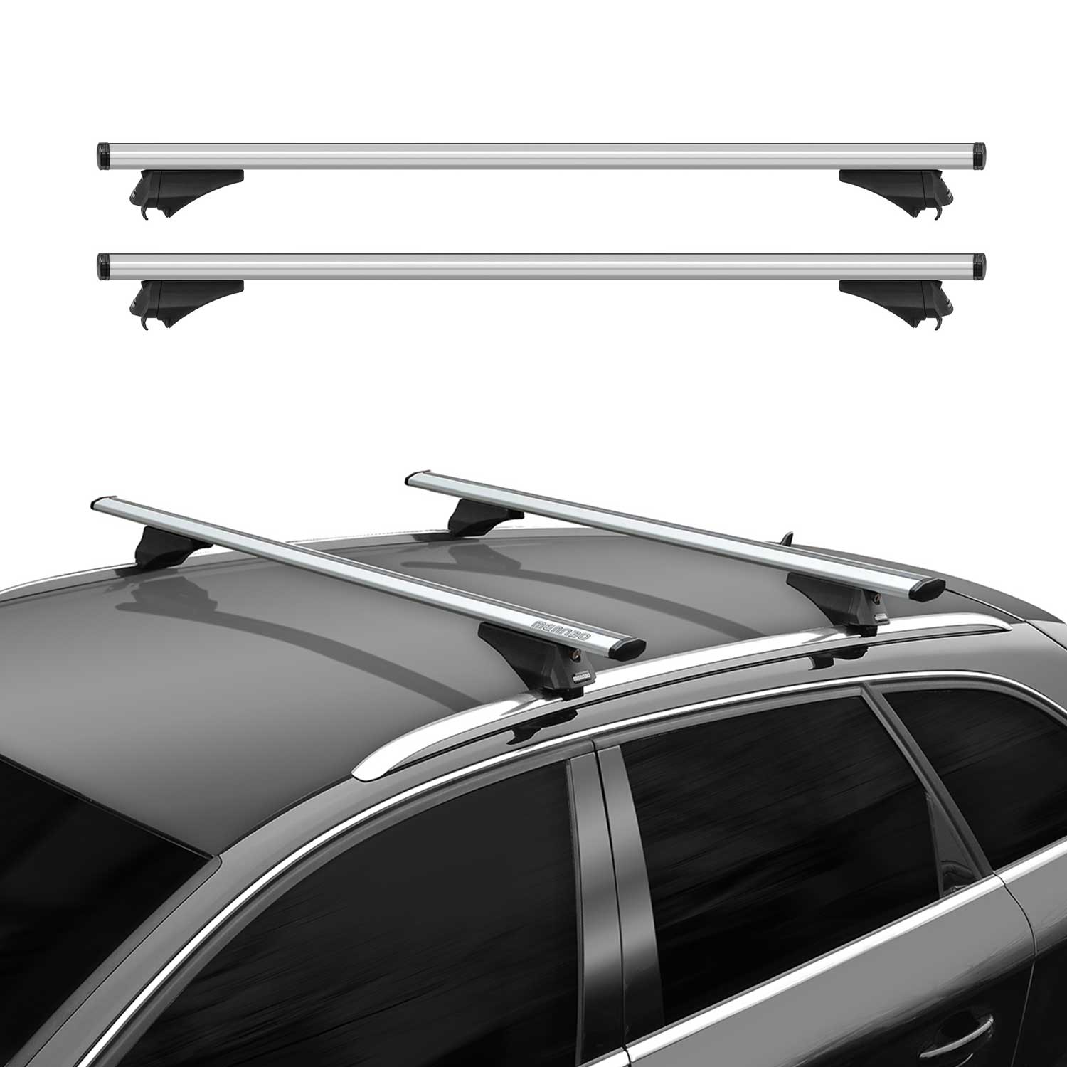 2014-2018 BMW X5 F15 Roof Rack Cross Bars Silver