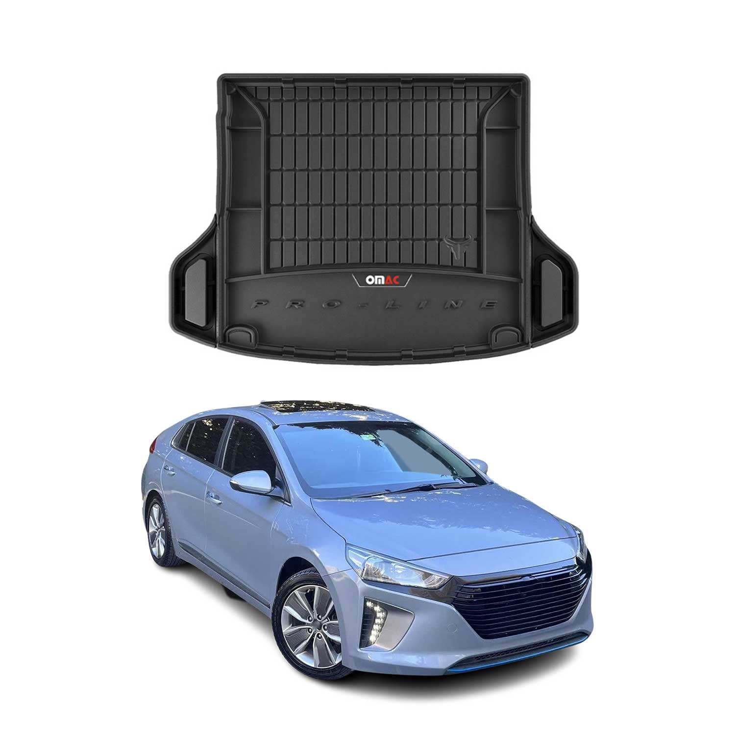 2017-2022 Hyundai Ioniq Hybrid Premium Cargo Liner Trunk Mat All Weather Heavy Duty