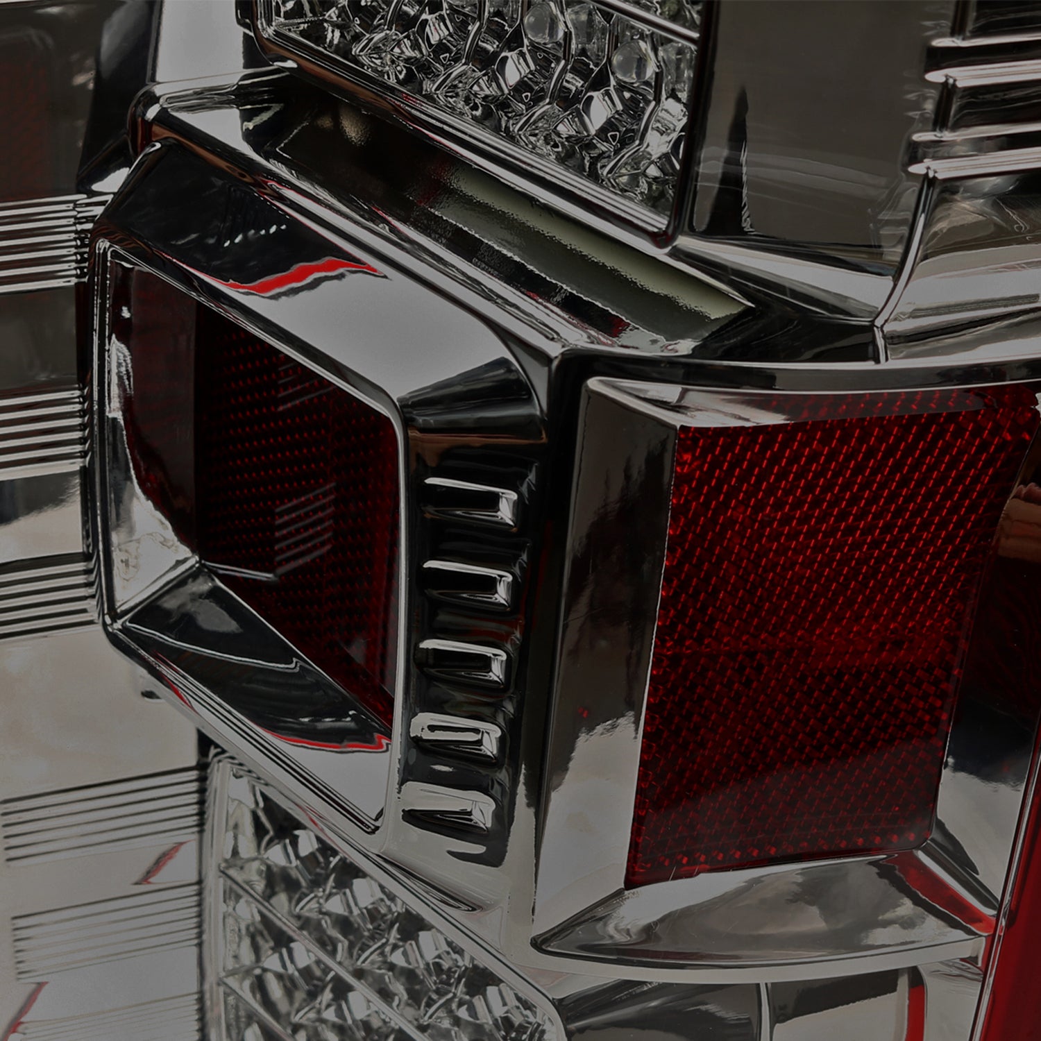 2018-2020 Ford F-150 LED Tail Lights Chrome Housing/Red Smoke Lens