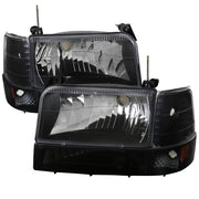 1992-1996 Ford F-150/250/F350/Bronco Factory Headlights Bumper&Corner Lights