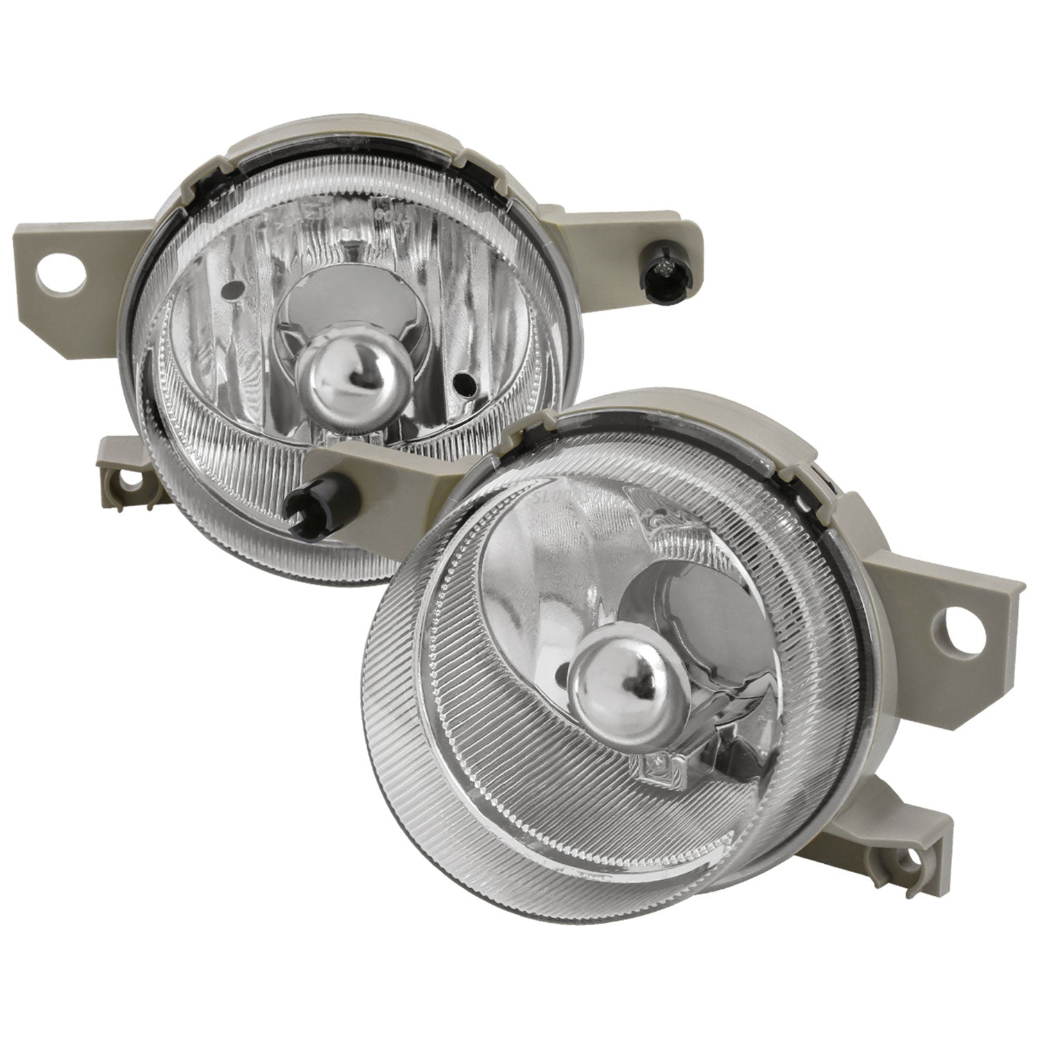 1993-1997 Honda Civic Del Sol Fog Lights Chrome Housing/Clear Lens