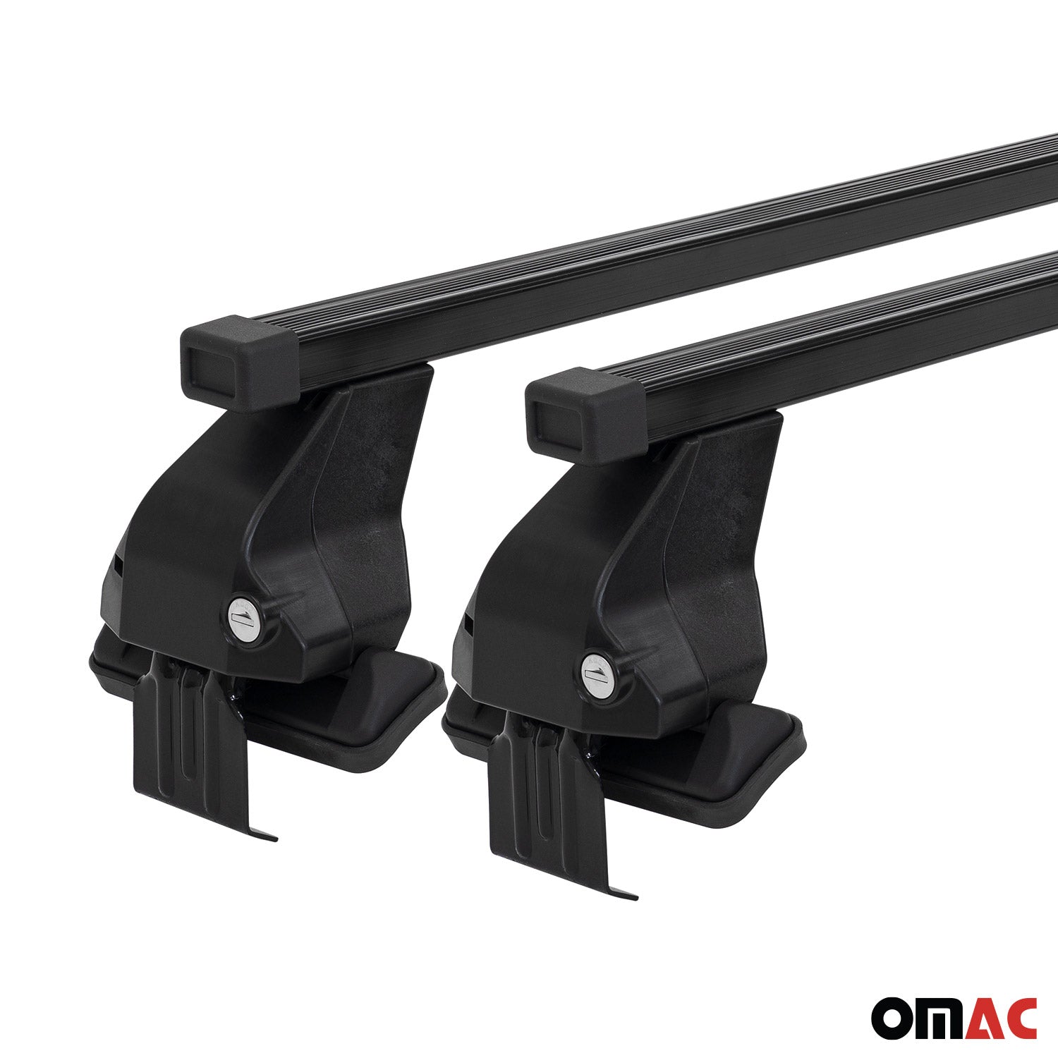 Top Roof Racks Cross Bars Carrier for Volvo C40 Recharge 2022-26 Steel Black 2x