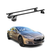 2012-2017 Tesla Model S Roof Rack Cross Bars Black