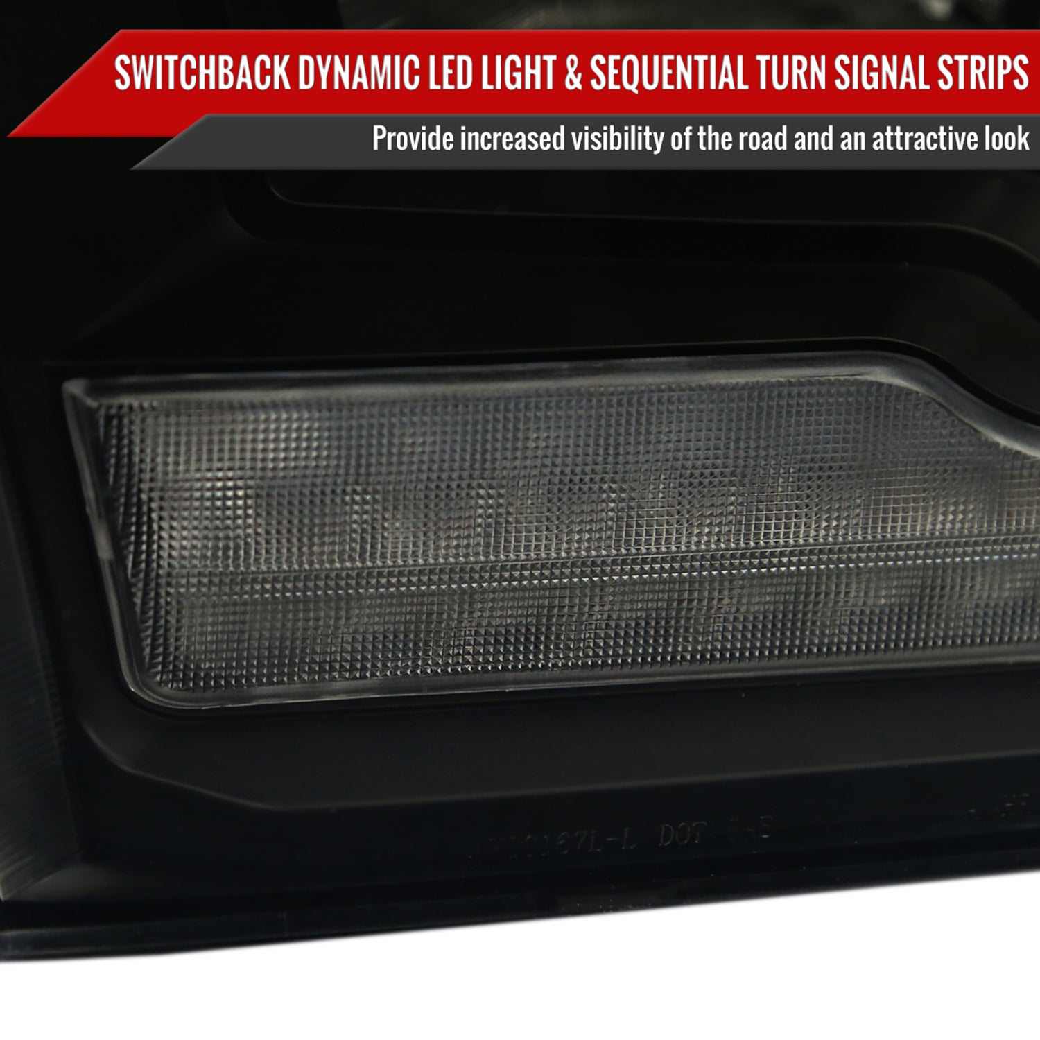 2009-2018 Dodge RAM 1500/ RAM 2500 3500 Dual LED Bar Factory Headlights Black