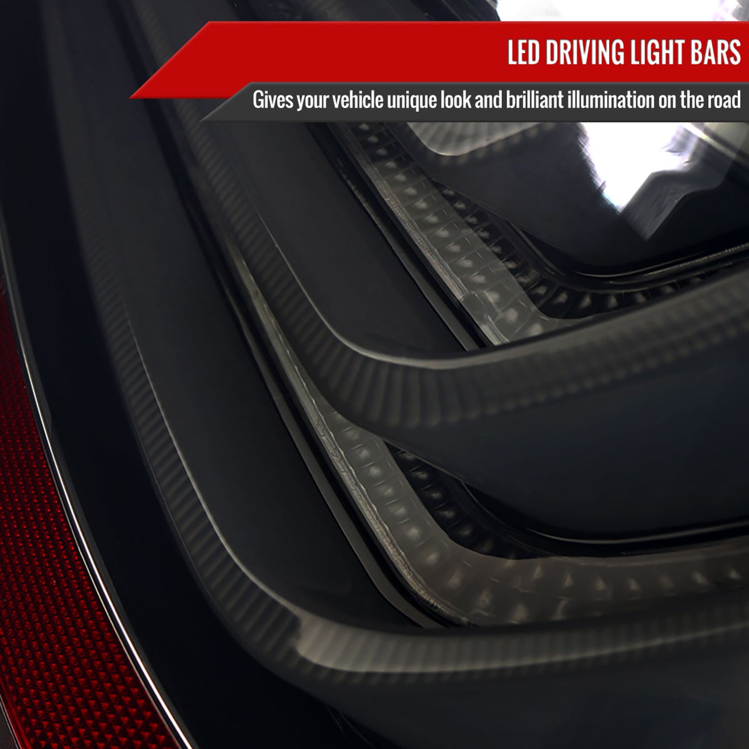 2004-2007 BMW E60 5 Series Sedan LED Tail Lights Glossy Black/Smoke Lens