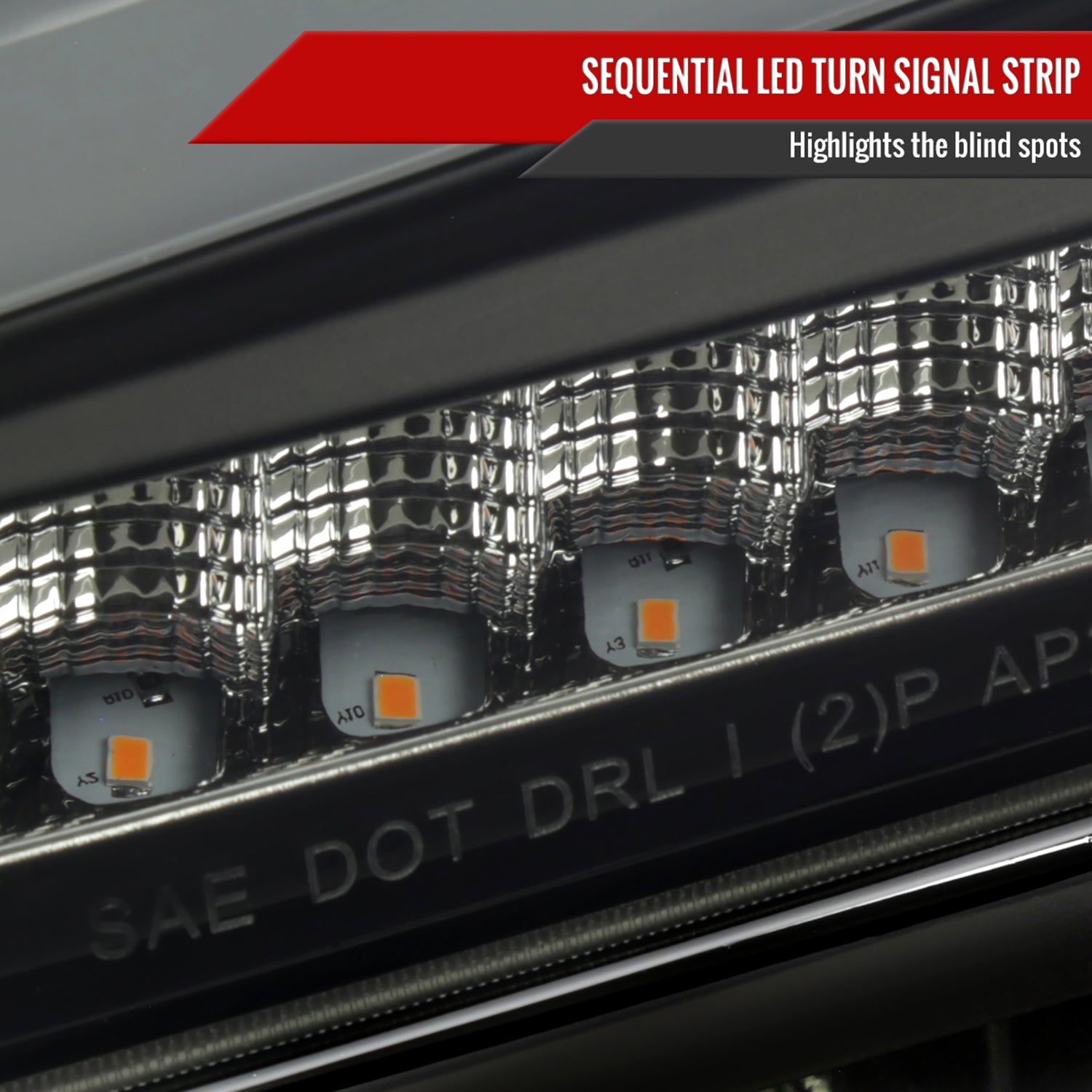 2004-2012 Chevy Colorado/ Canyon/ISUZU I-Series Factory Headlights LED Smoke