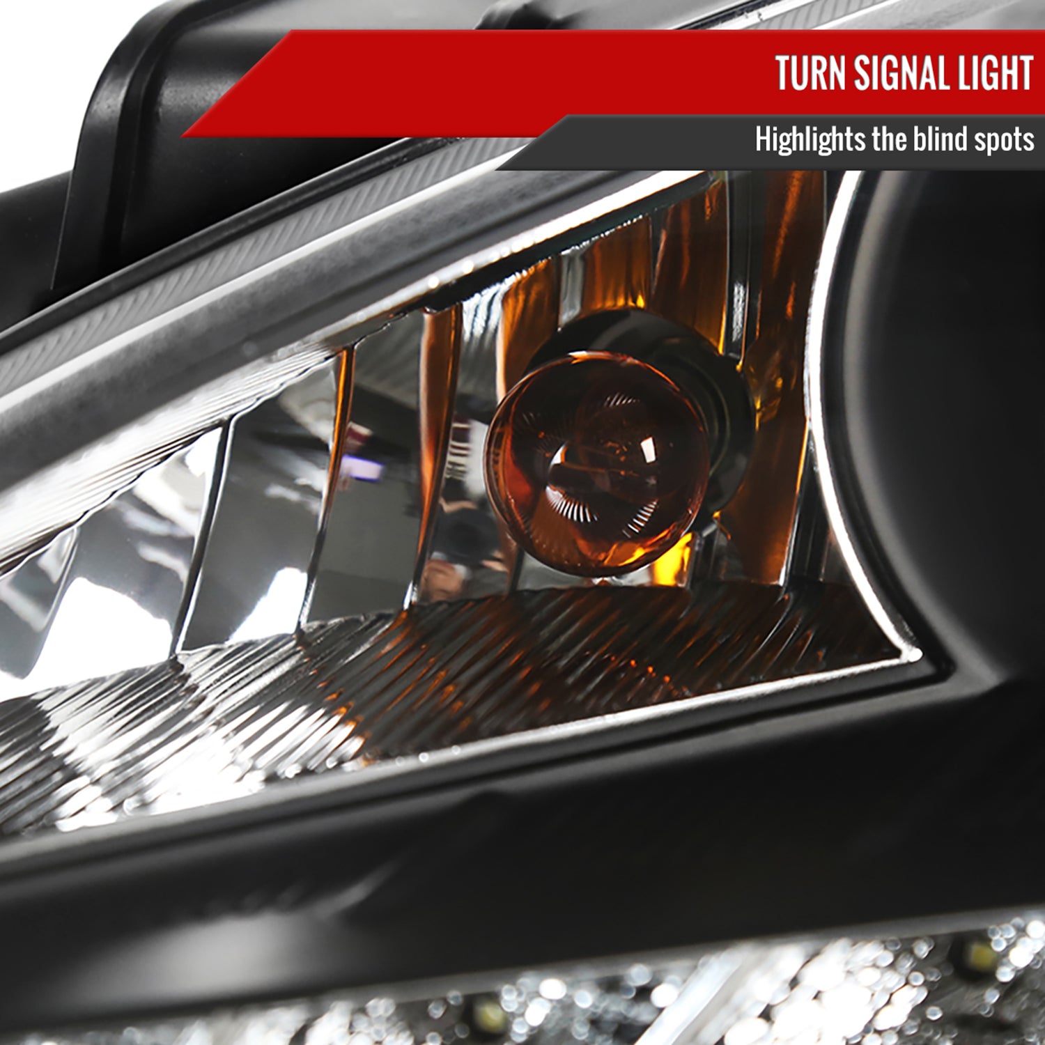 2010-2012 Hyundai Genesis Coupe Projector Headlights SMD LED Light Strip Black