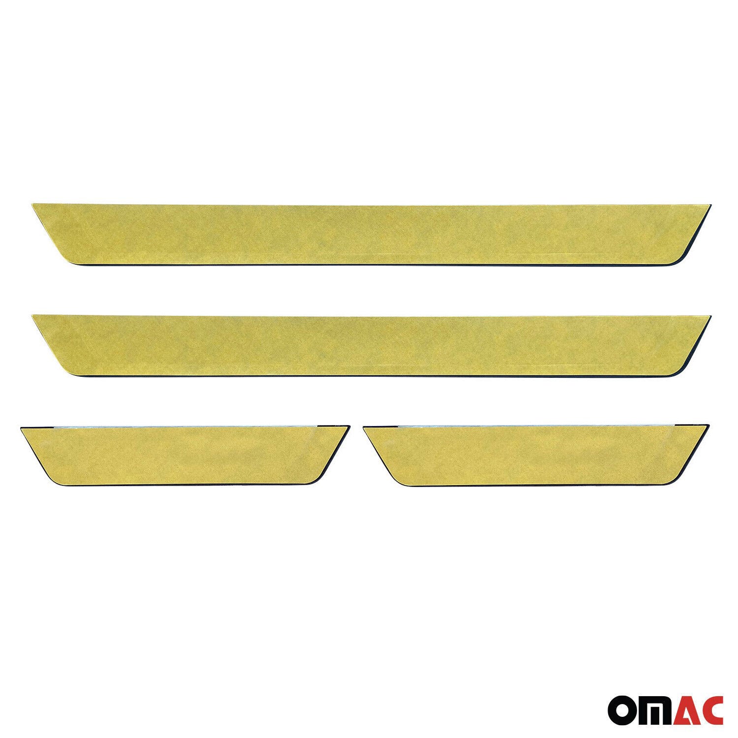 Toyota Camry Door Sill Scuff Plate Scratch Protector Exclusive Brushed Stainless Steel 4Pcs