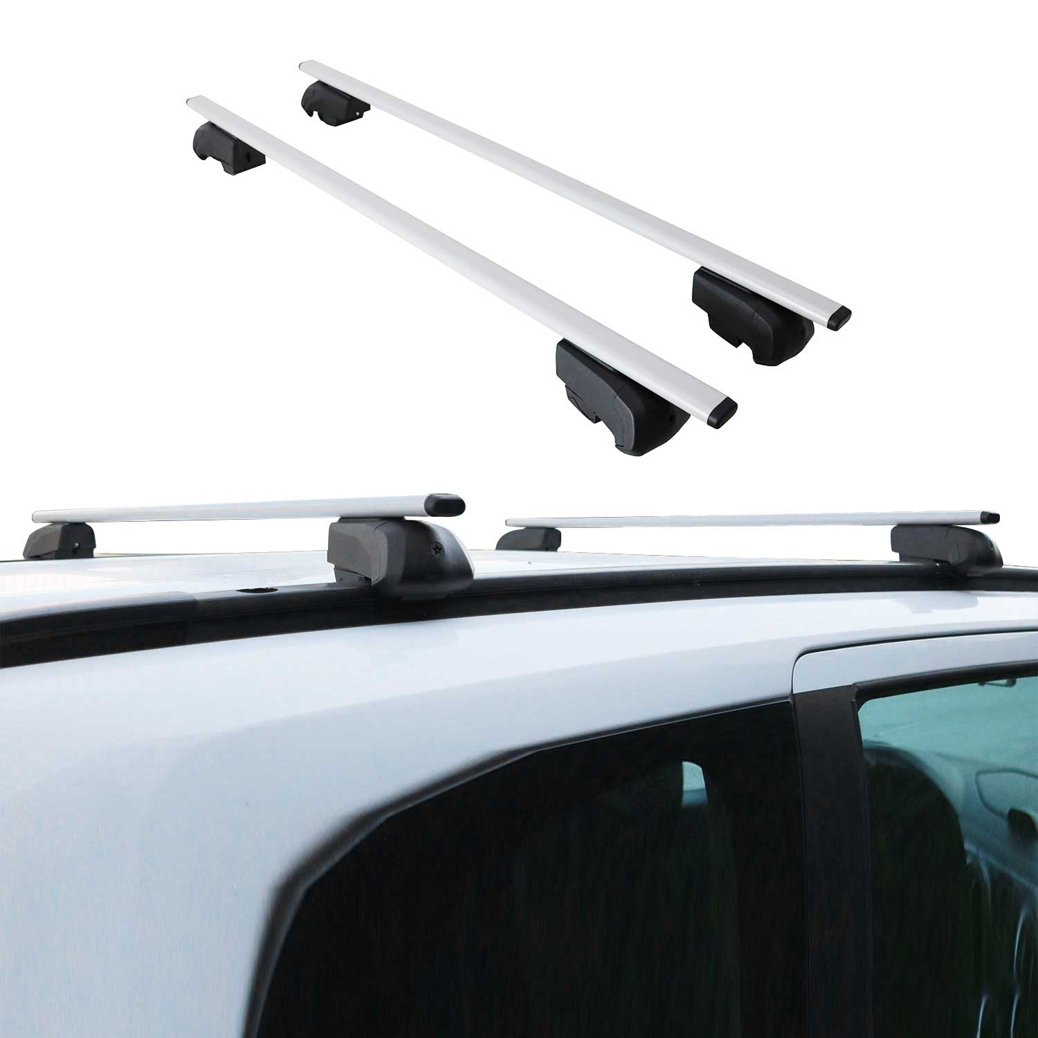 Top Roof Racks Cross Bars Luggage Carrier for BMW X4 2019-2025 2Pcs Gray