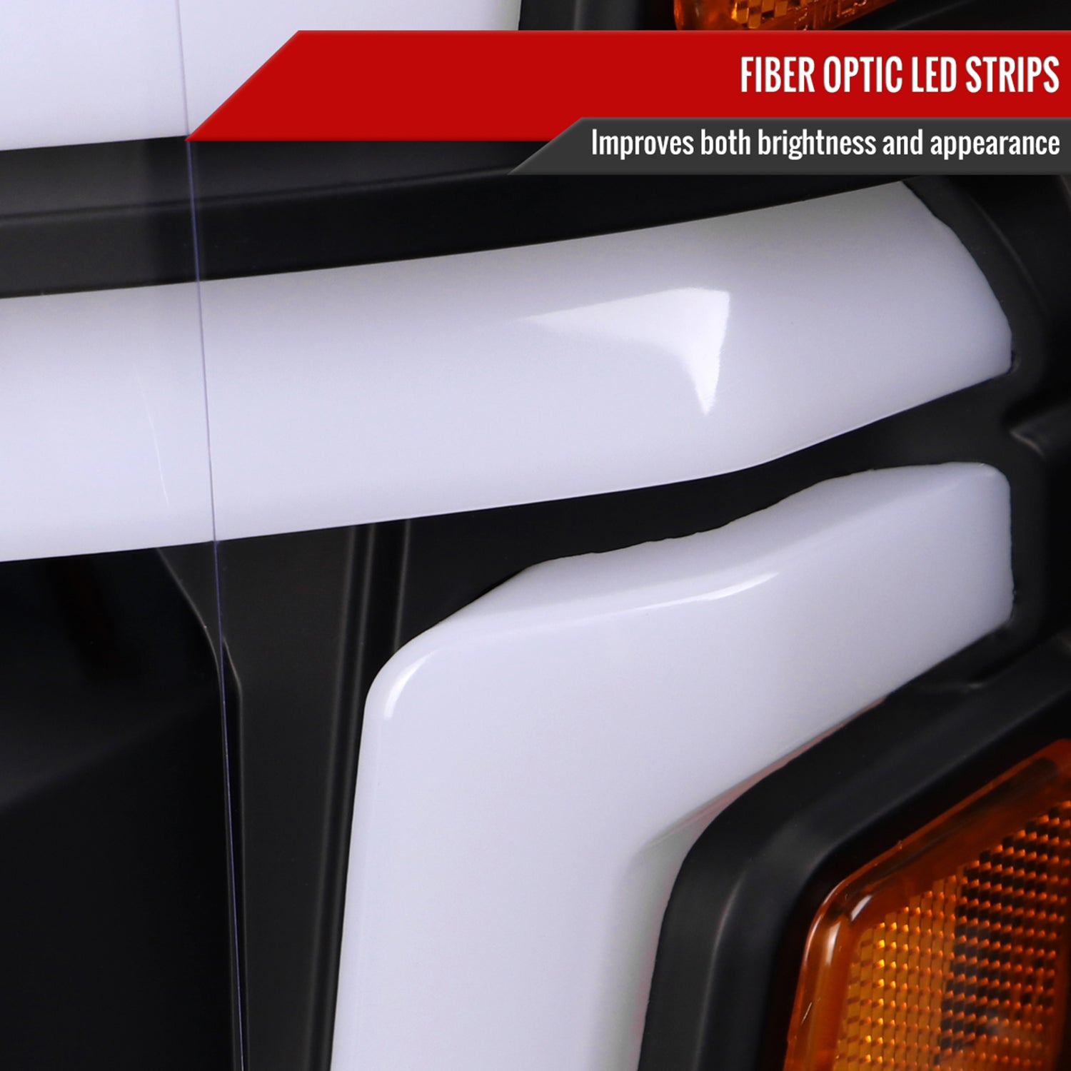 2015-2019 Chevy Silverado 2500HD/3500HD LED Projector Headlights Matte Black
