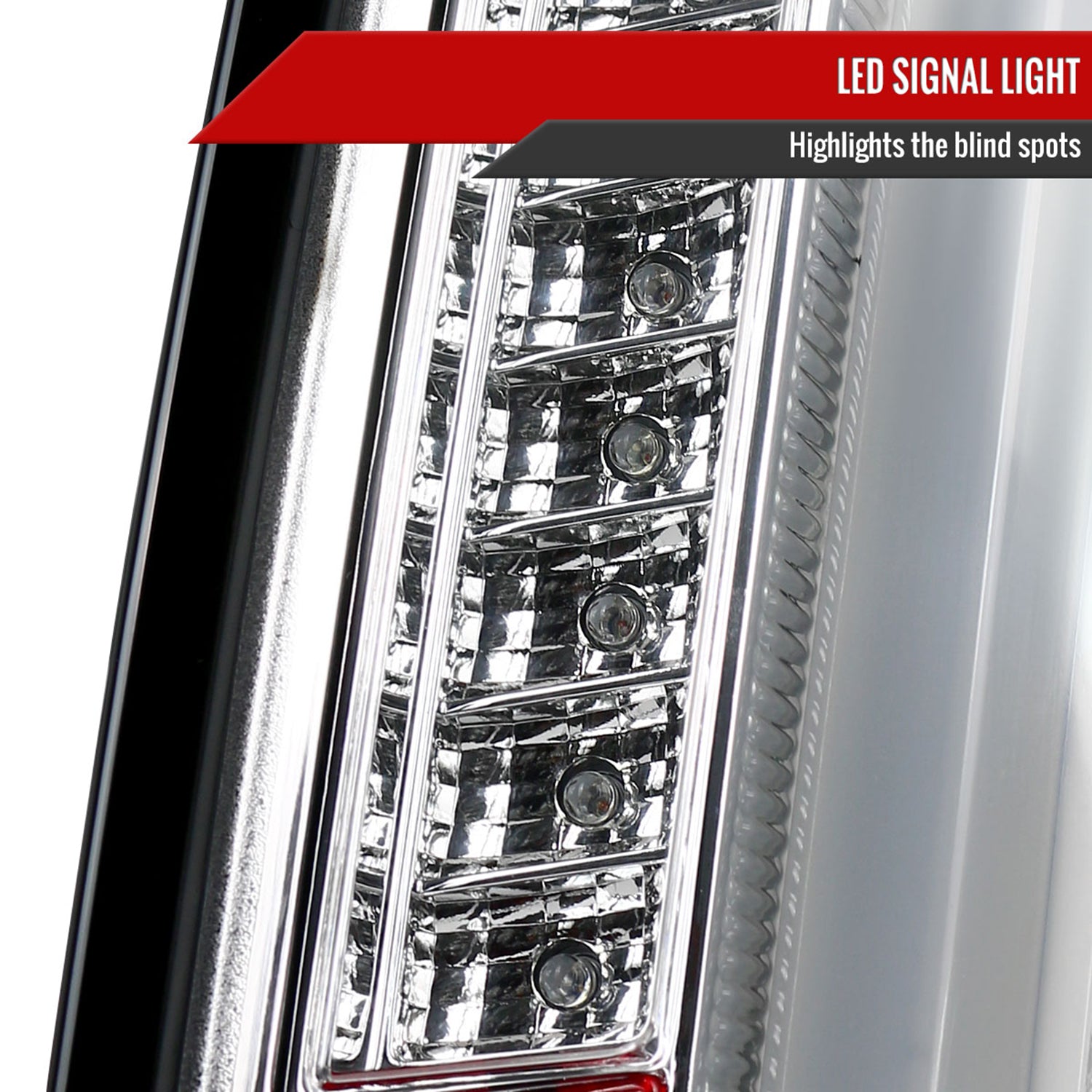 2003-2007 Cadillac CTS LED Tail Lights Chrome Housing/Clear Lens
