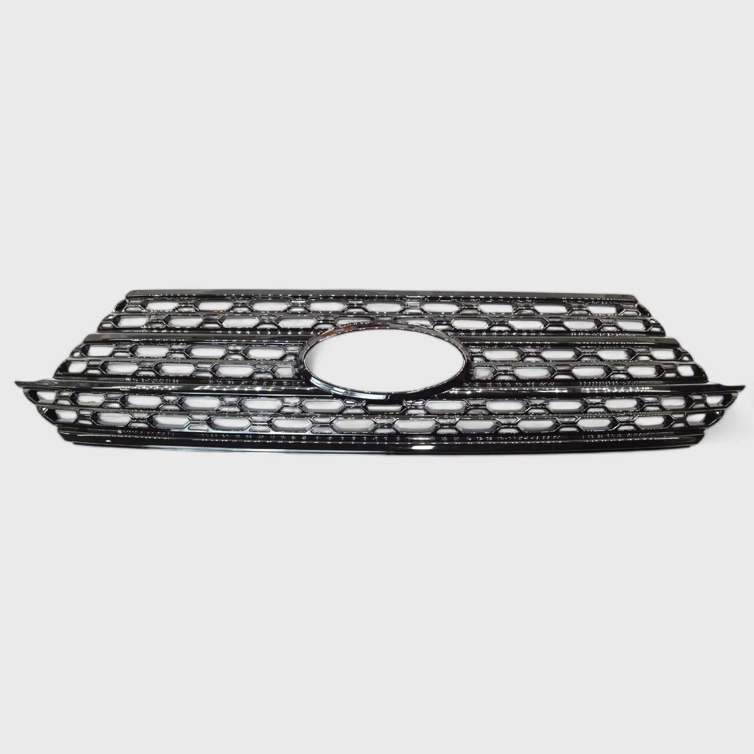 2020-2024 Ford Explorer Grille Overlay Gloss Black 1Pcs ABS Plastic