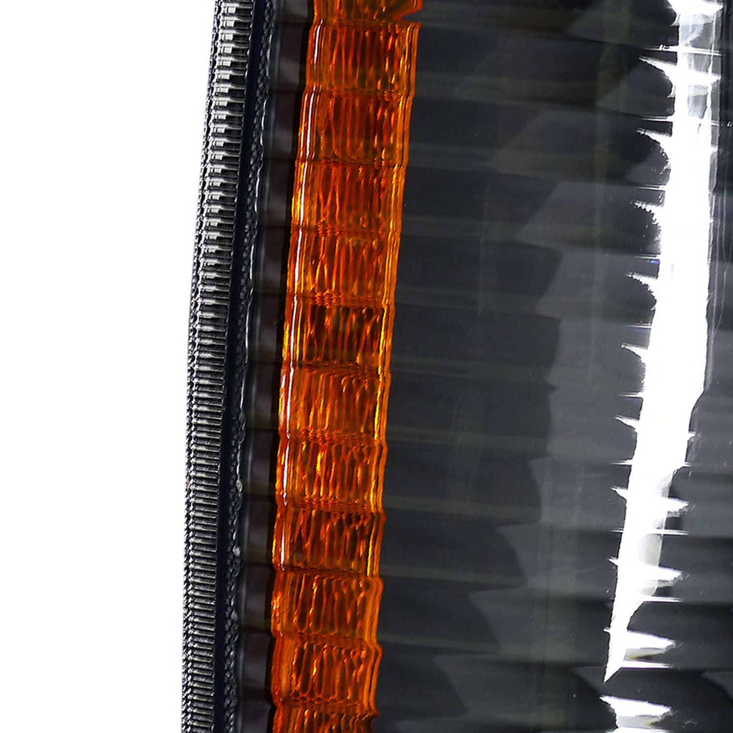 1992-2006 Ford Econoline E-Series LED Factory Headlights&Corner Lights Black
