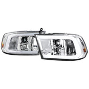 2009-2018 Dodge RAM 1500 / RAM 2500 3500 LED C-Bar Headlights Chrome