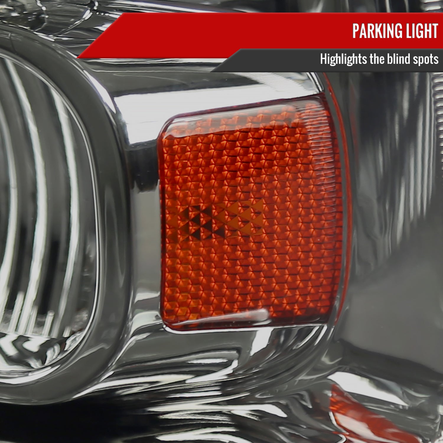 2005-2007 Ford F-250/350/450/550/Excursion Crystal Headlights Chrome/Somke