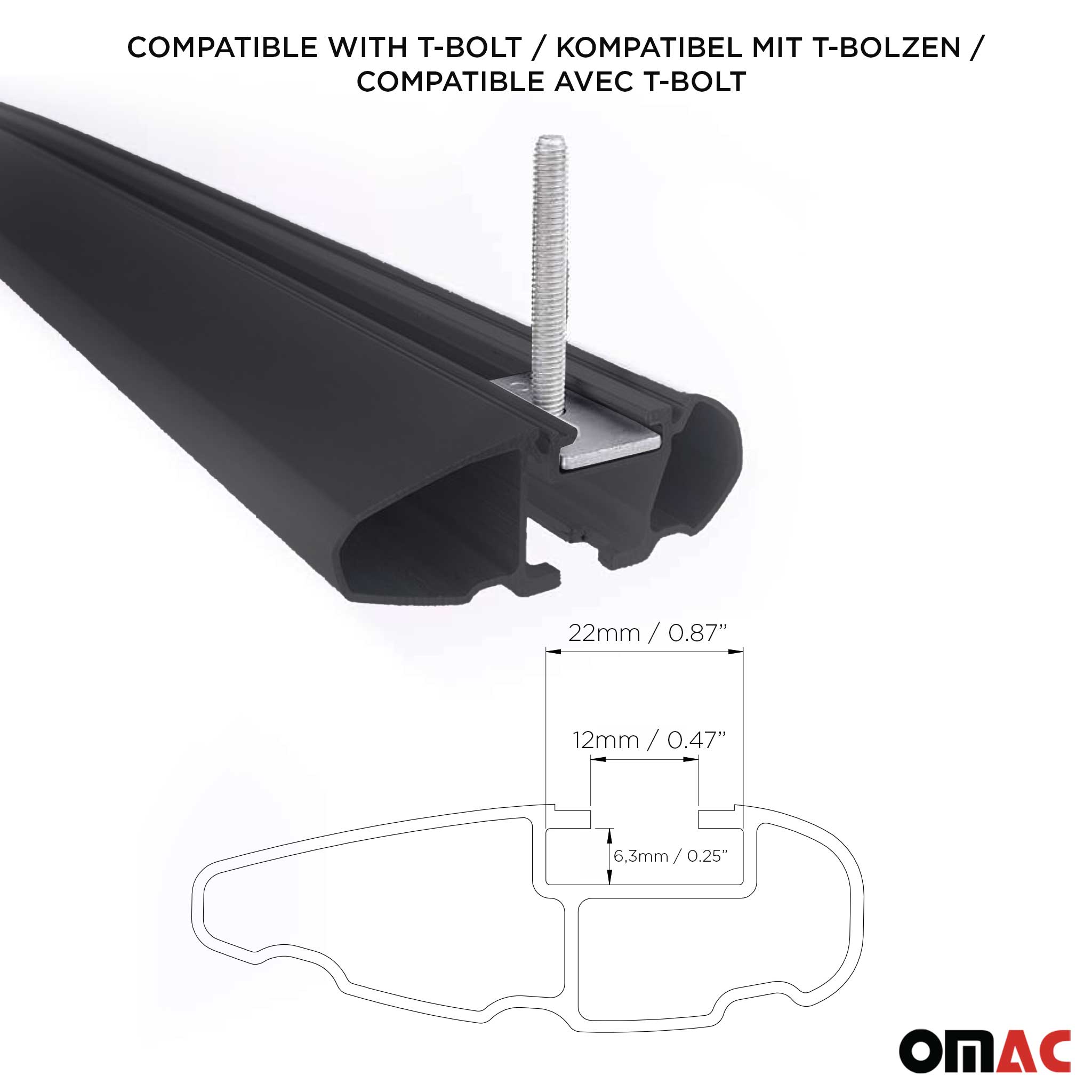 2019-2023 Hyundai Santa Fe Roof Rack Cross Bars Black