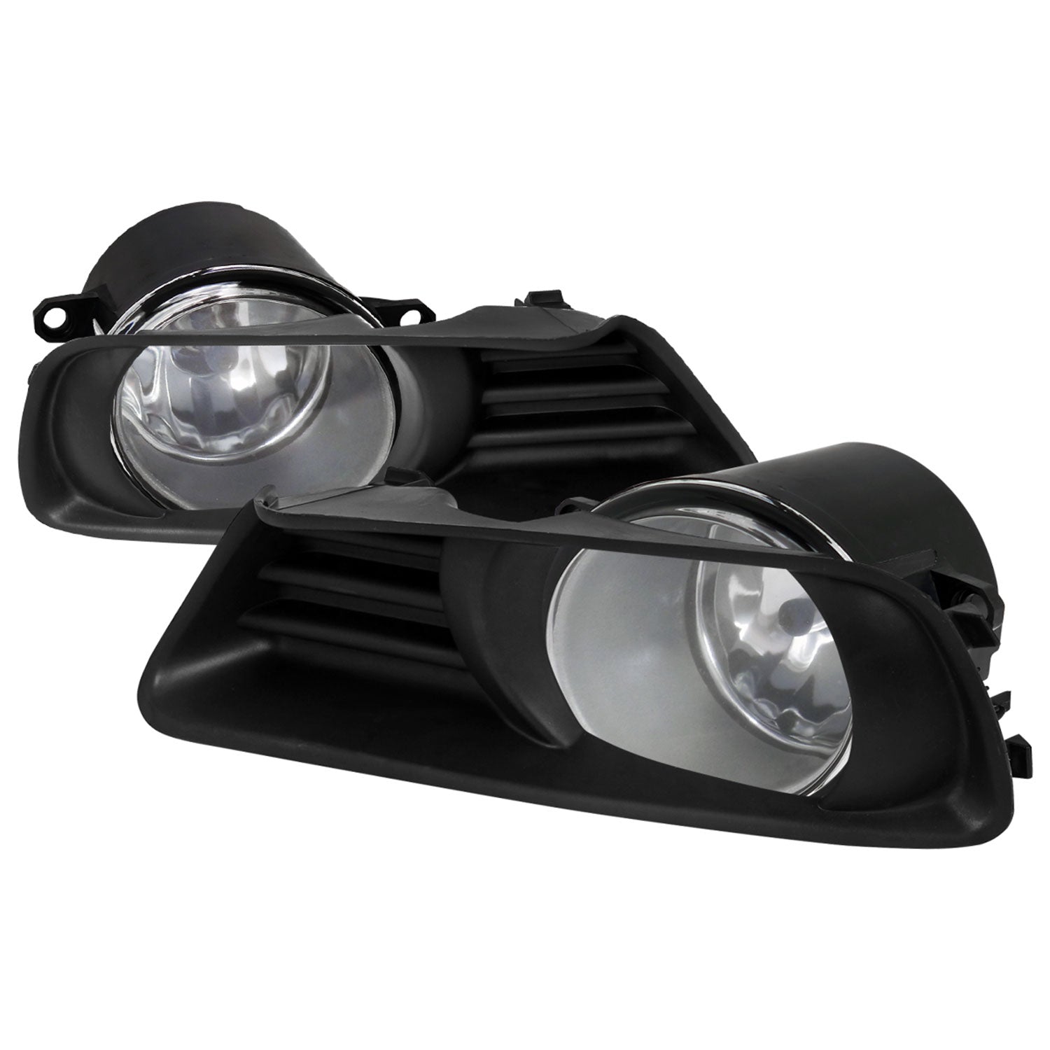 2007-2009 Toyota Camry H11 Fog Lights Kit Chrome Housing/Clear Lens