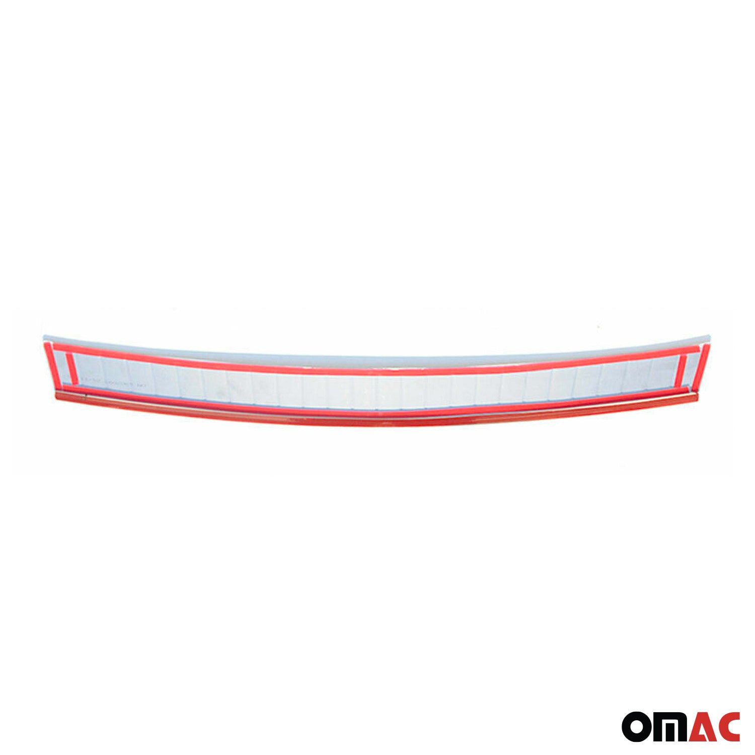 2011-2013 Mitsubishi Outlander Rear Bumper Guard Stainless Steel Brushed
