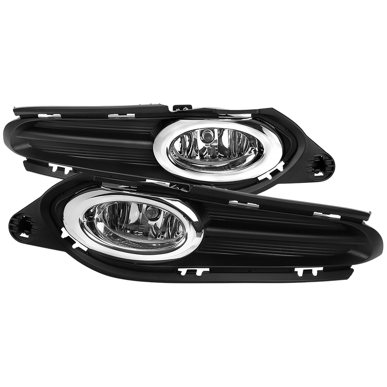 2016-2018 Honda HR-V/Vezel H8 Fog Lights Kit Switch & Wiring Harness Chrome