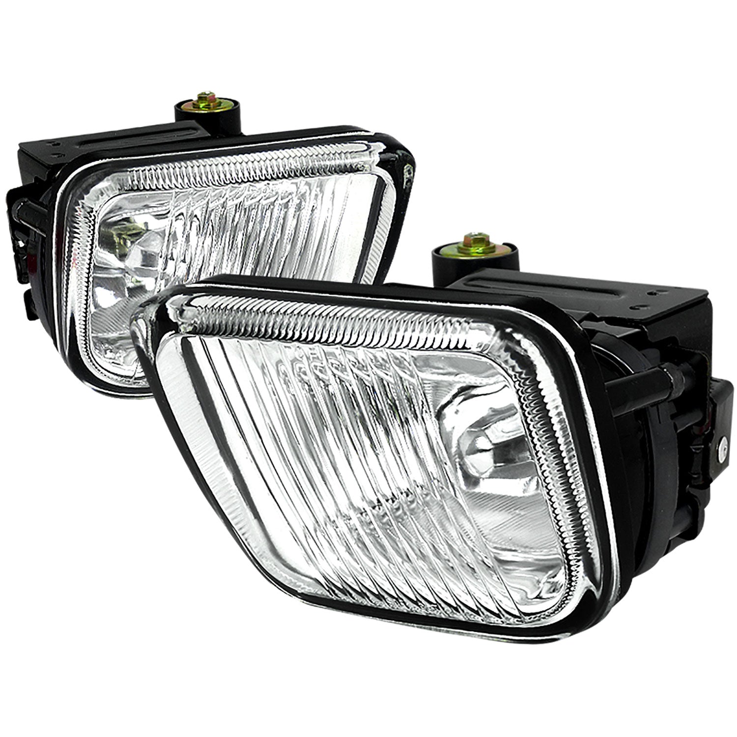 1996-1998 Honda Civic H3 Fog Lights Kit Chrome Housing/Clear Lens