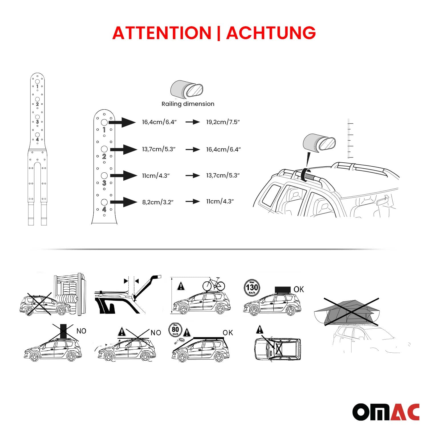 Roof Rack Cross Bars Luggage Carrier for Audi Q3 2.gen 2019-2025 Alu Silver 2x