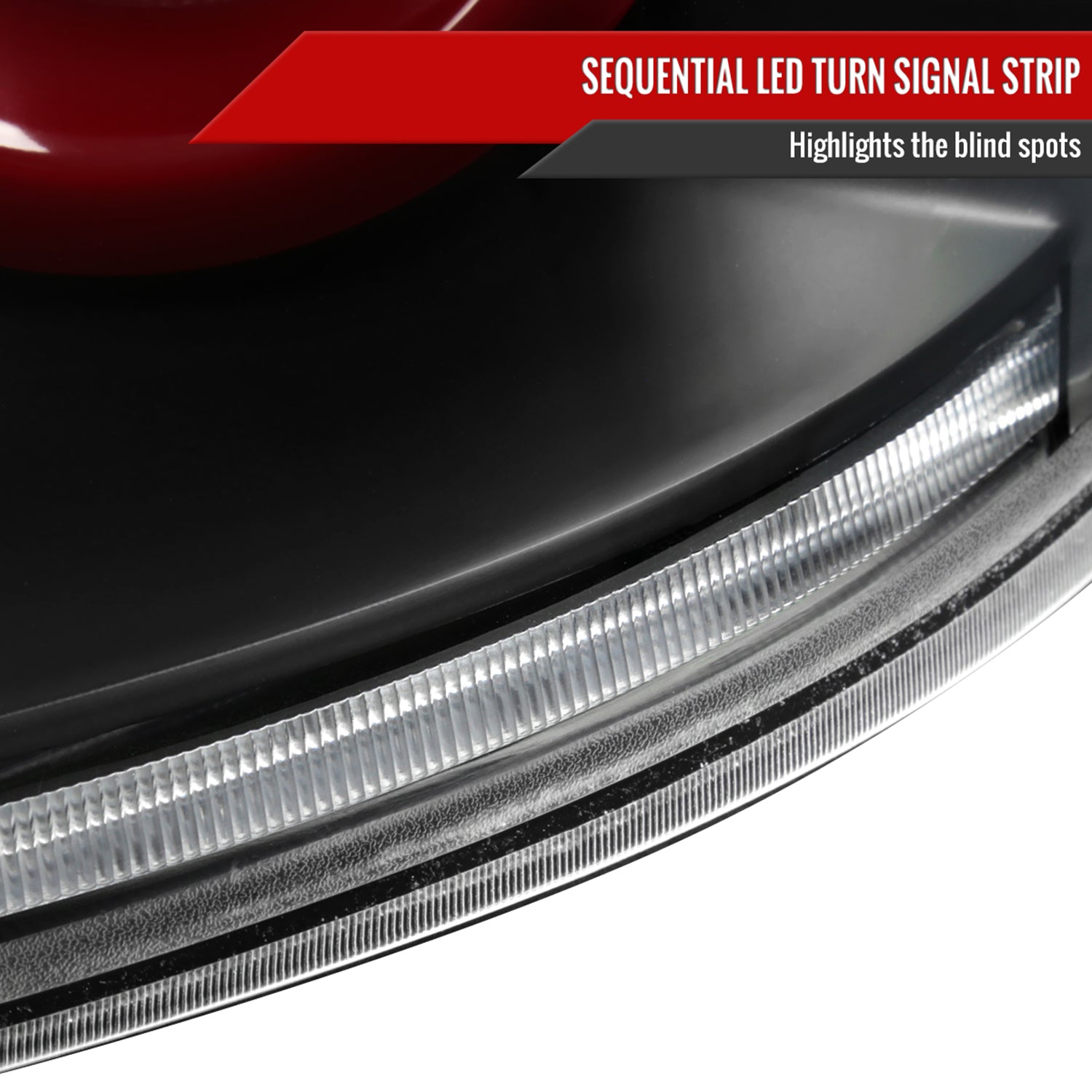 2003-2007 Infiniti G35 Coupe Red LED Halo Signal Tail Lights Matt Black/Clear