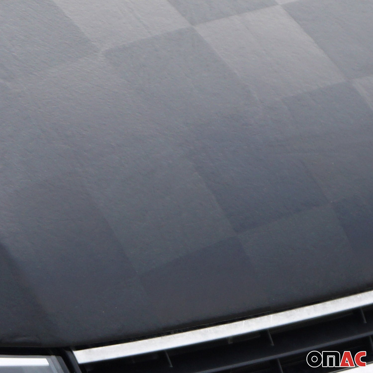 2016-2024 Mercedes Metris Car Bonnet Mask Hood Bra Half Chequered